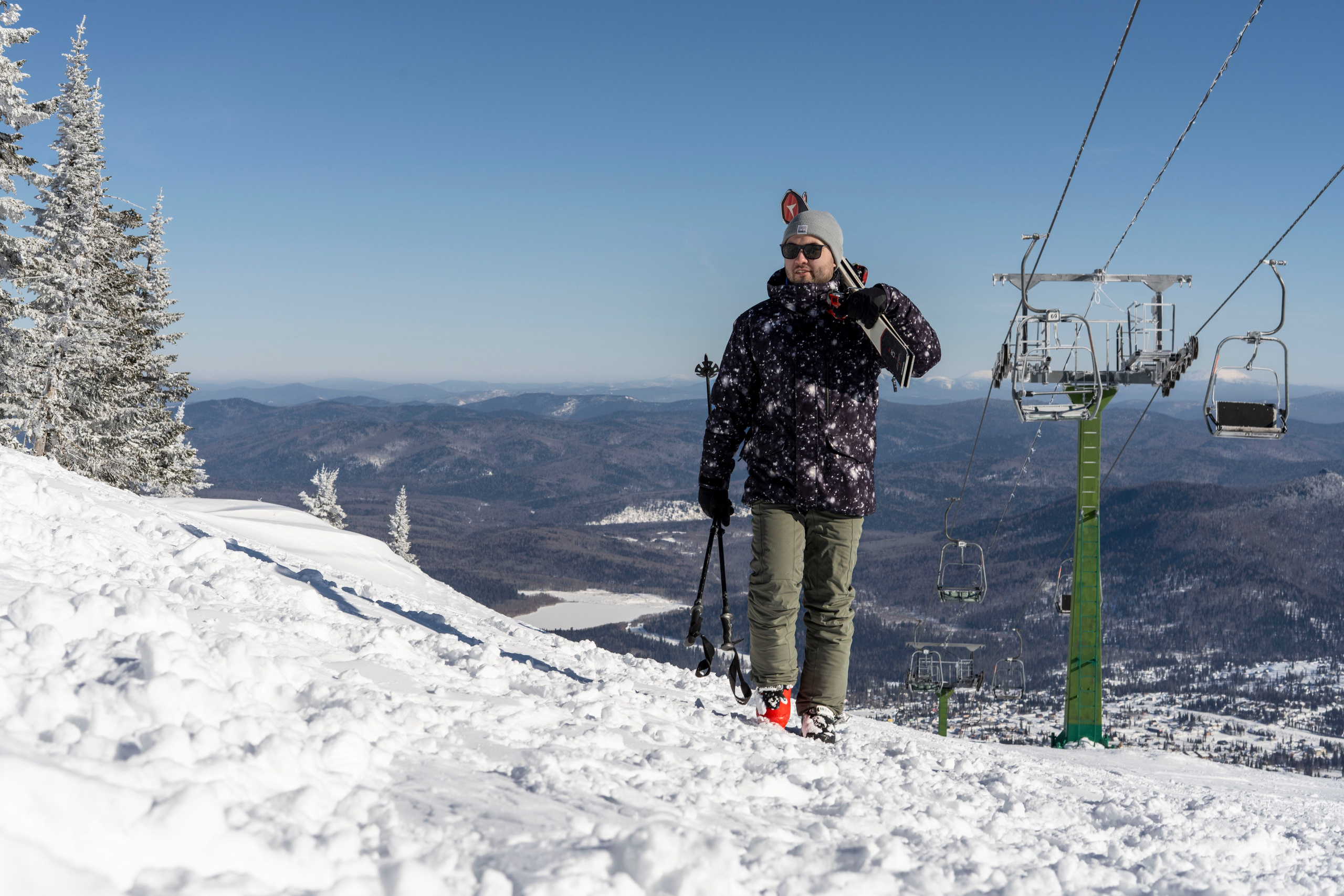 Фотосессия на вершине. Анастасия Паршукова — фотограф Шерегеш Новосибирск