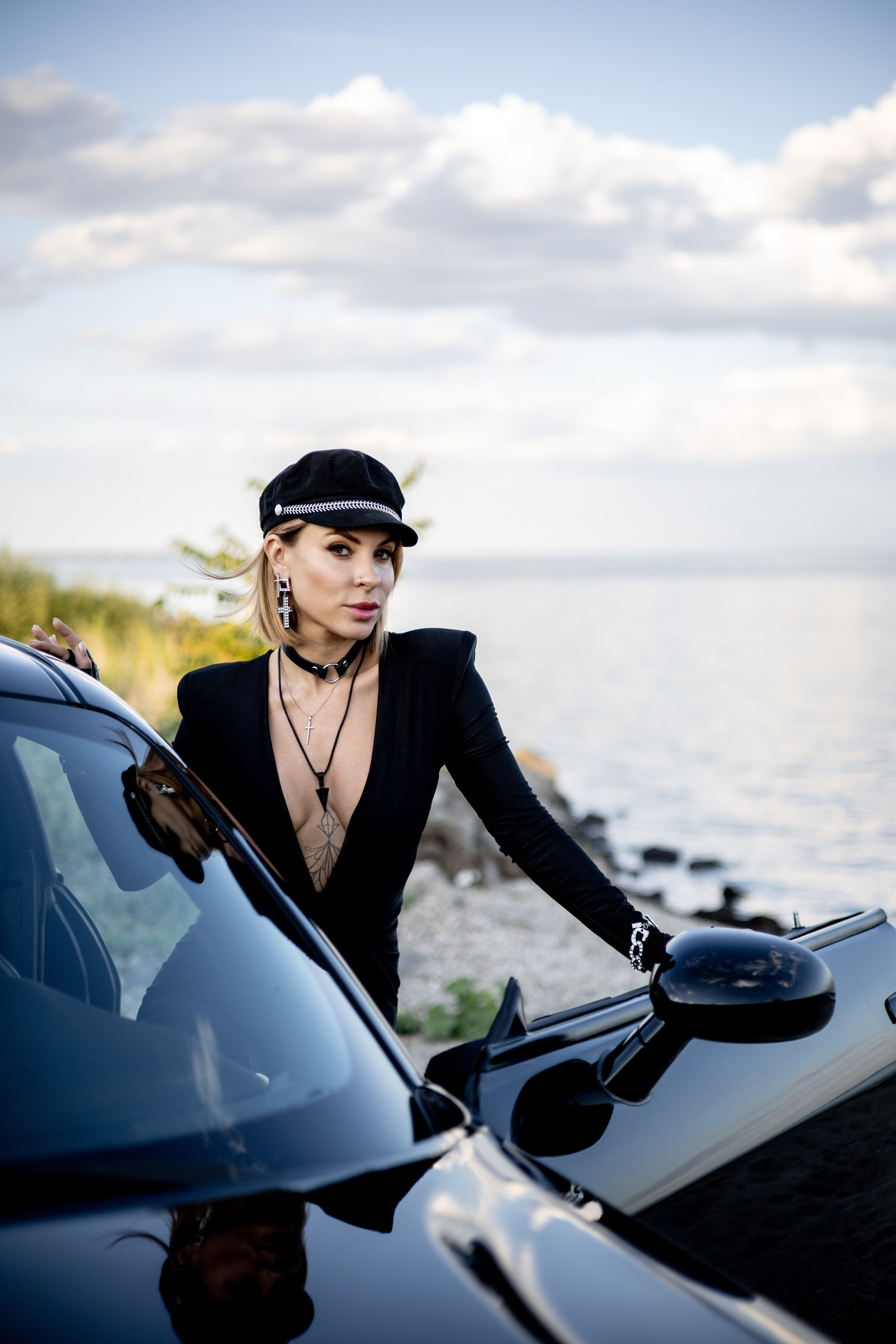 Съемки на улице. Анна Злищева