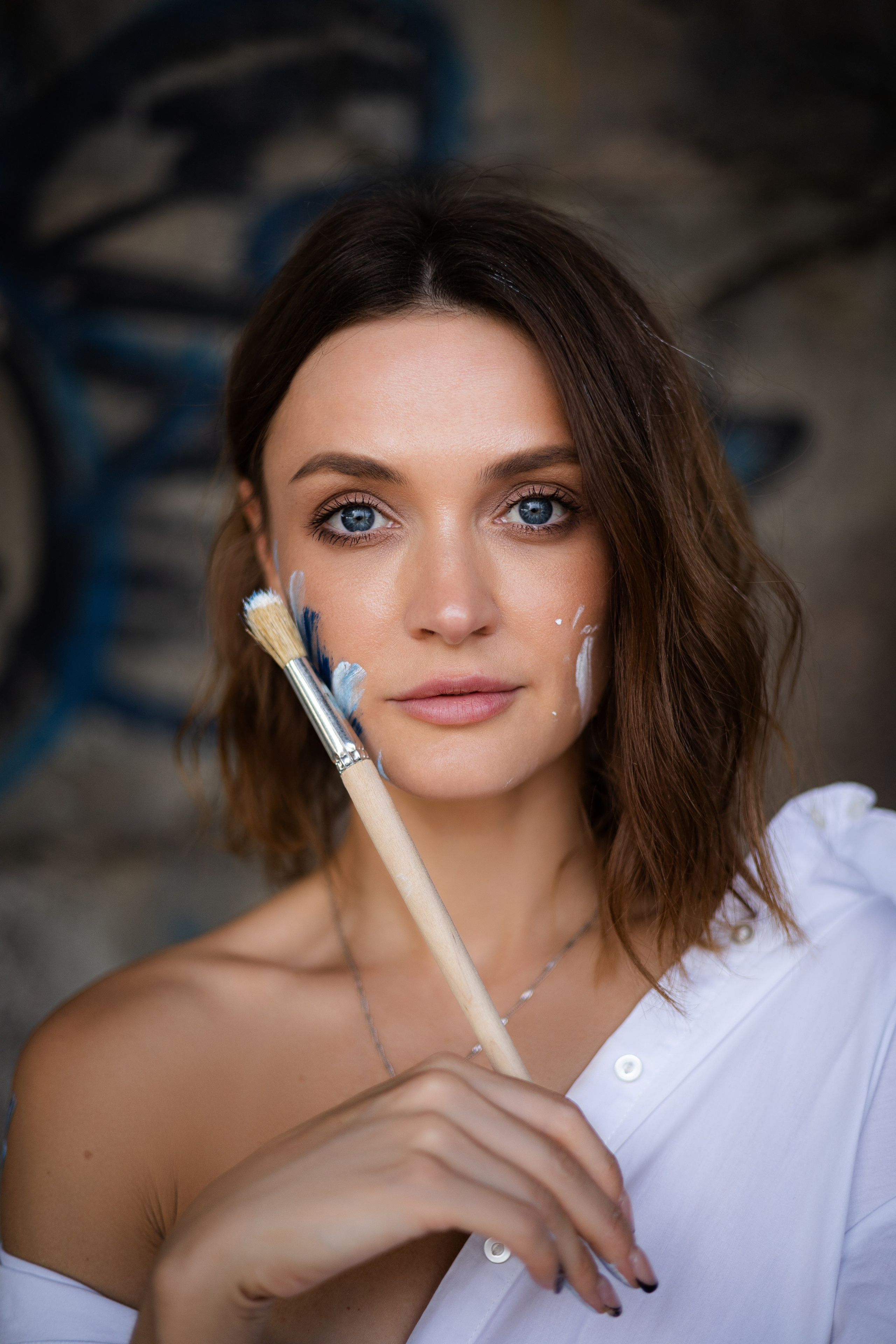 Съемки на улице. Анна Злищева