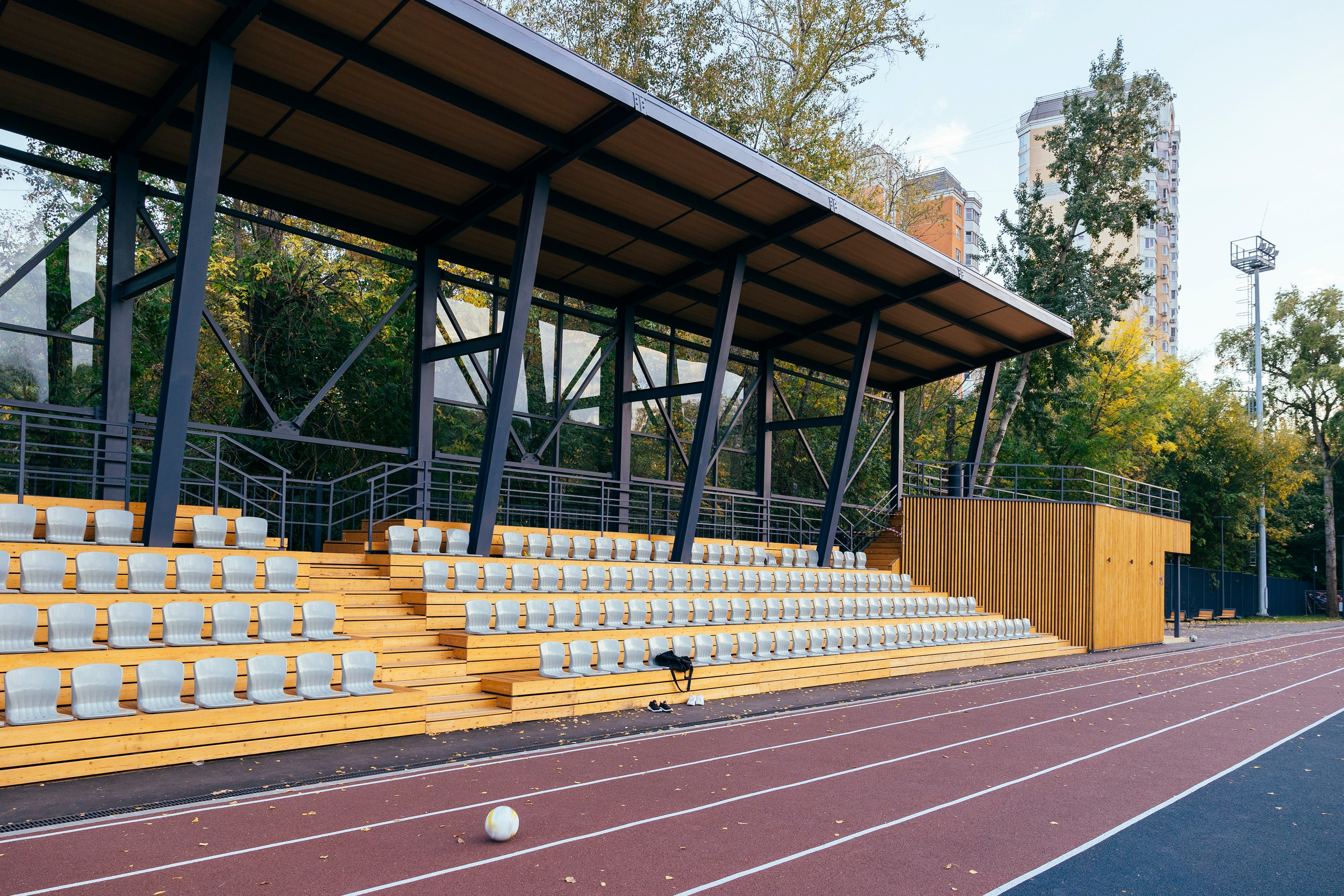 Фотосъемка для архитектурного бюро А4 «Стадион Свиблово». Фотограф Георгий Нигматулин