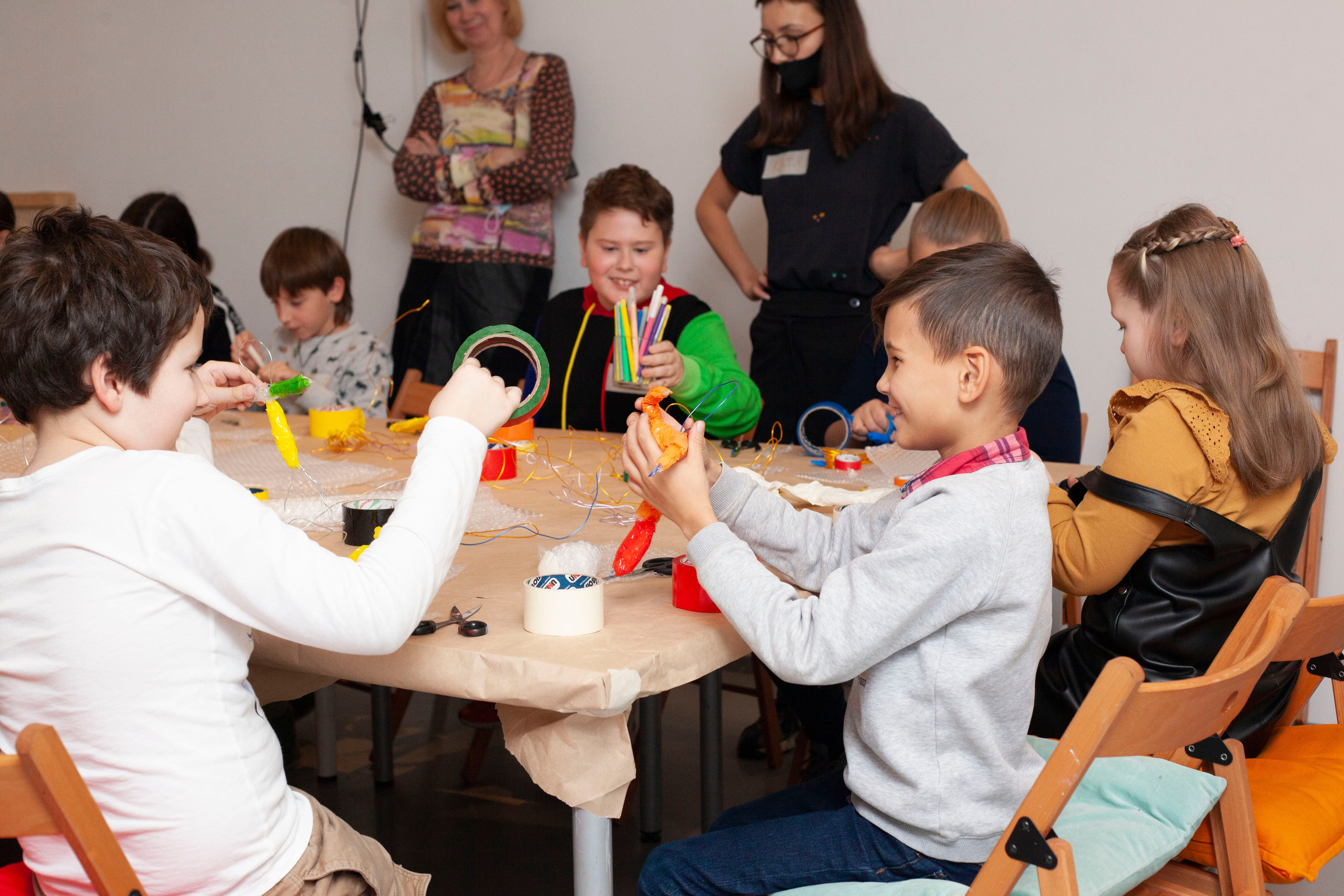 Детский мастер-класс в ММОМА. Stanislav Baryshev — People. Emotions. Atmosphere