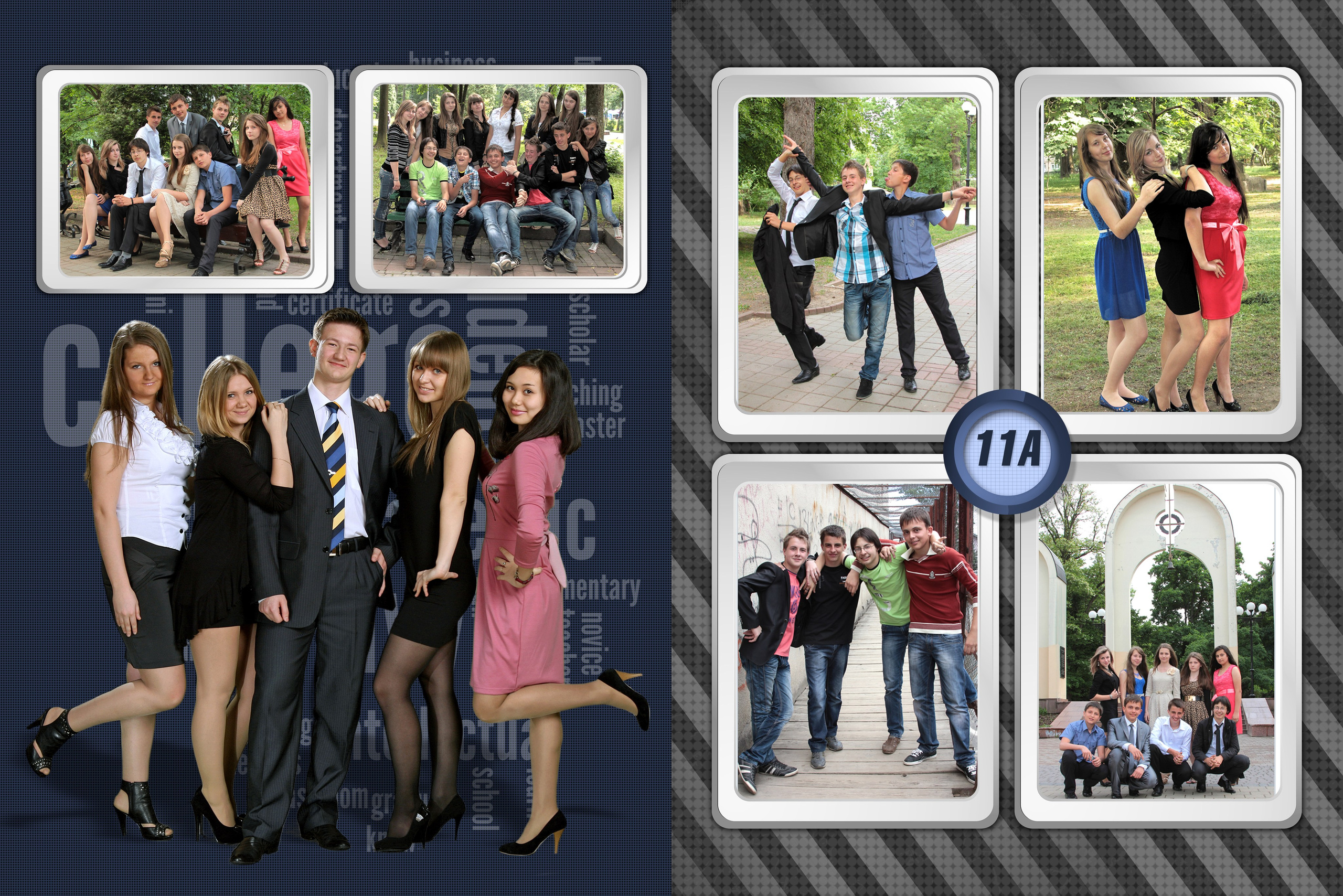 Шаблон 47 Старшая школа «В добрый путь». Medlori fotobook Выпускные альбомы в Липецке Лариса Медведева