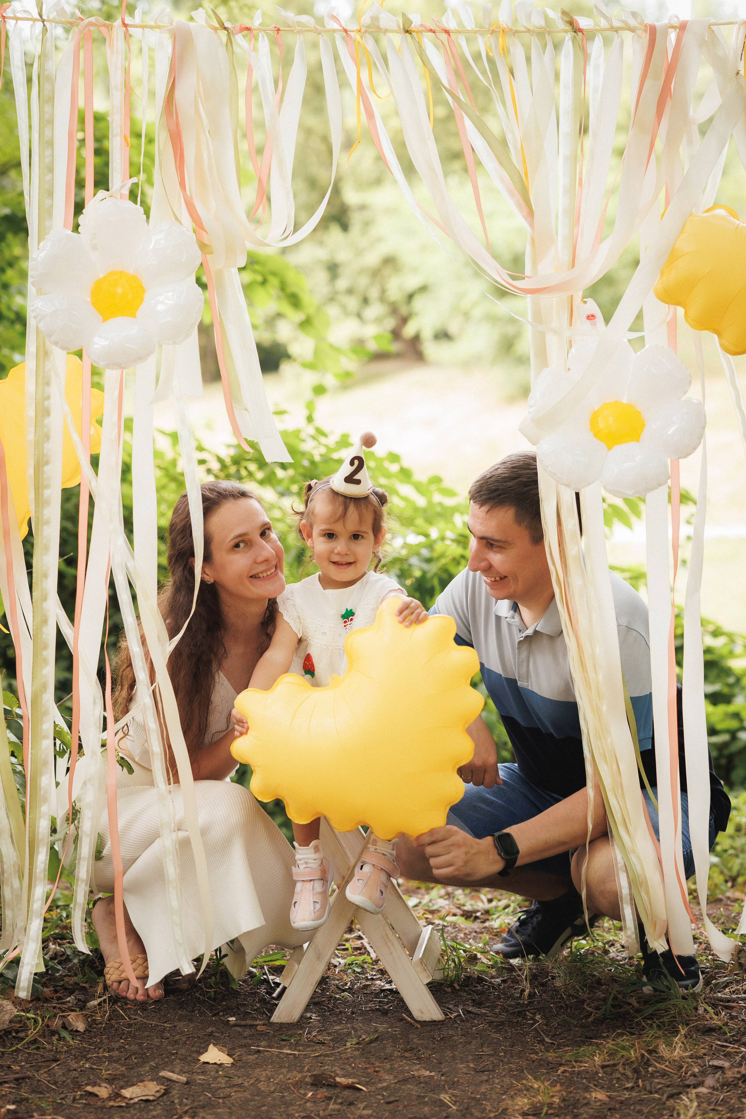 Детская, семейная фотосессия для именинников в парке, город Краснодар. Семейный и детский фотограф в Краснодаре Анна Трашкова