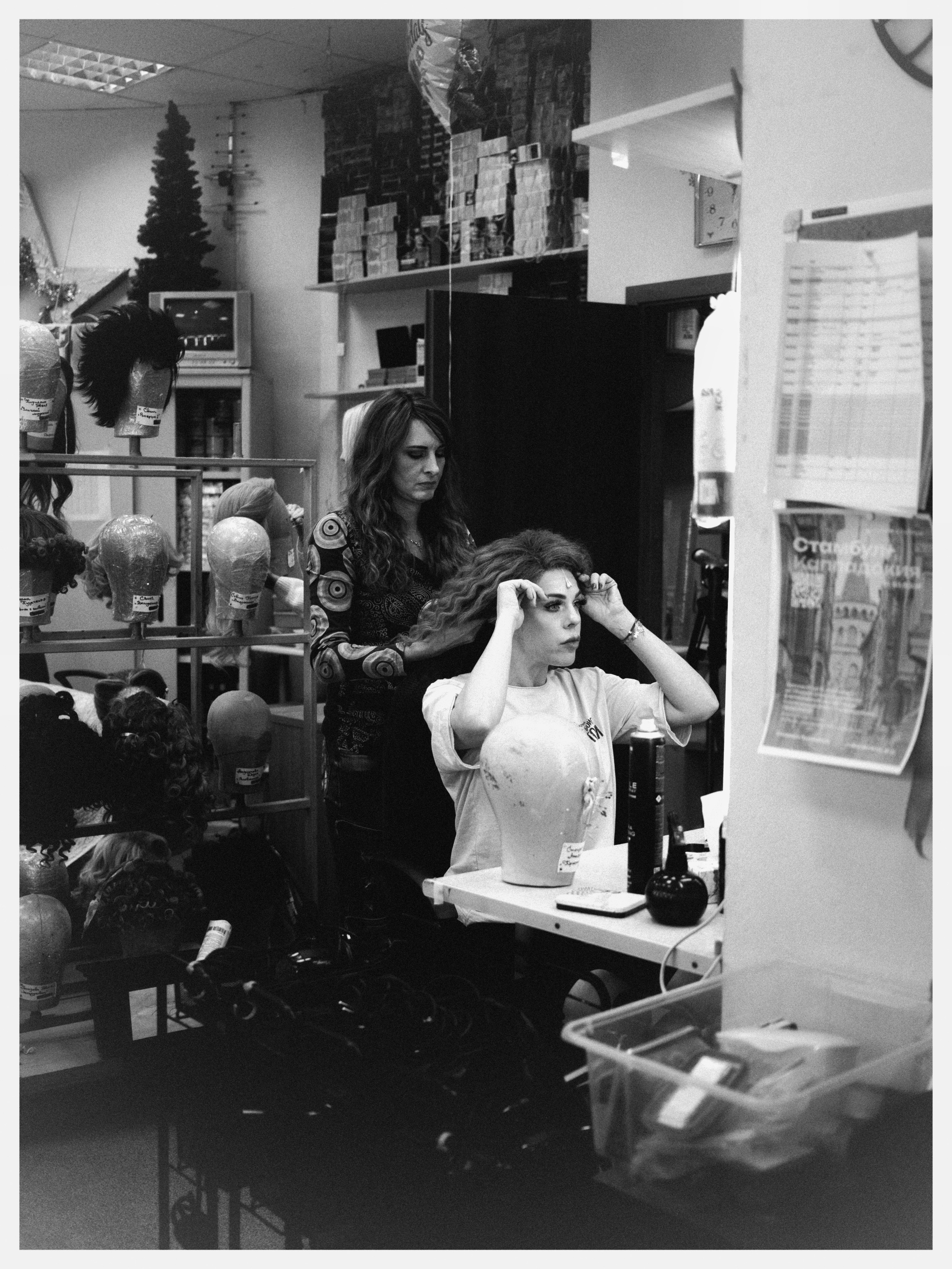 Theatre backstages. Portrait and backstage photographer Nina Crane