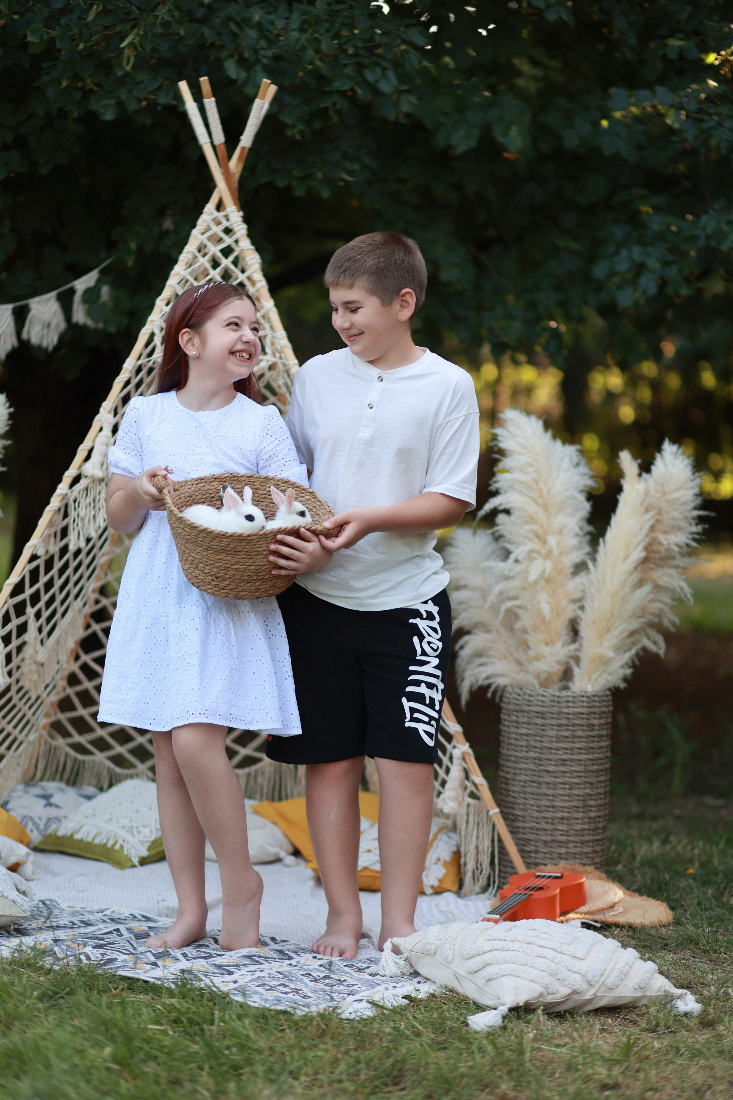 Бохо в Чистяковской Роще. Детский семейный фотограф Краснодар