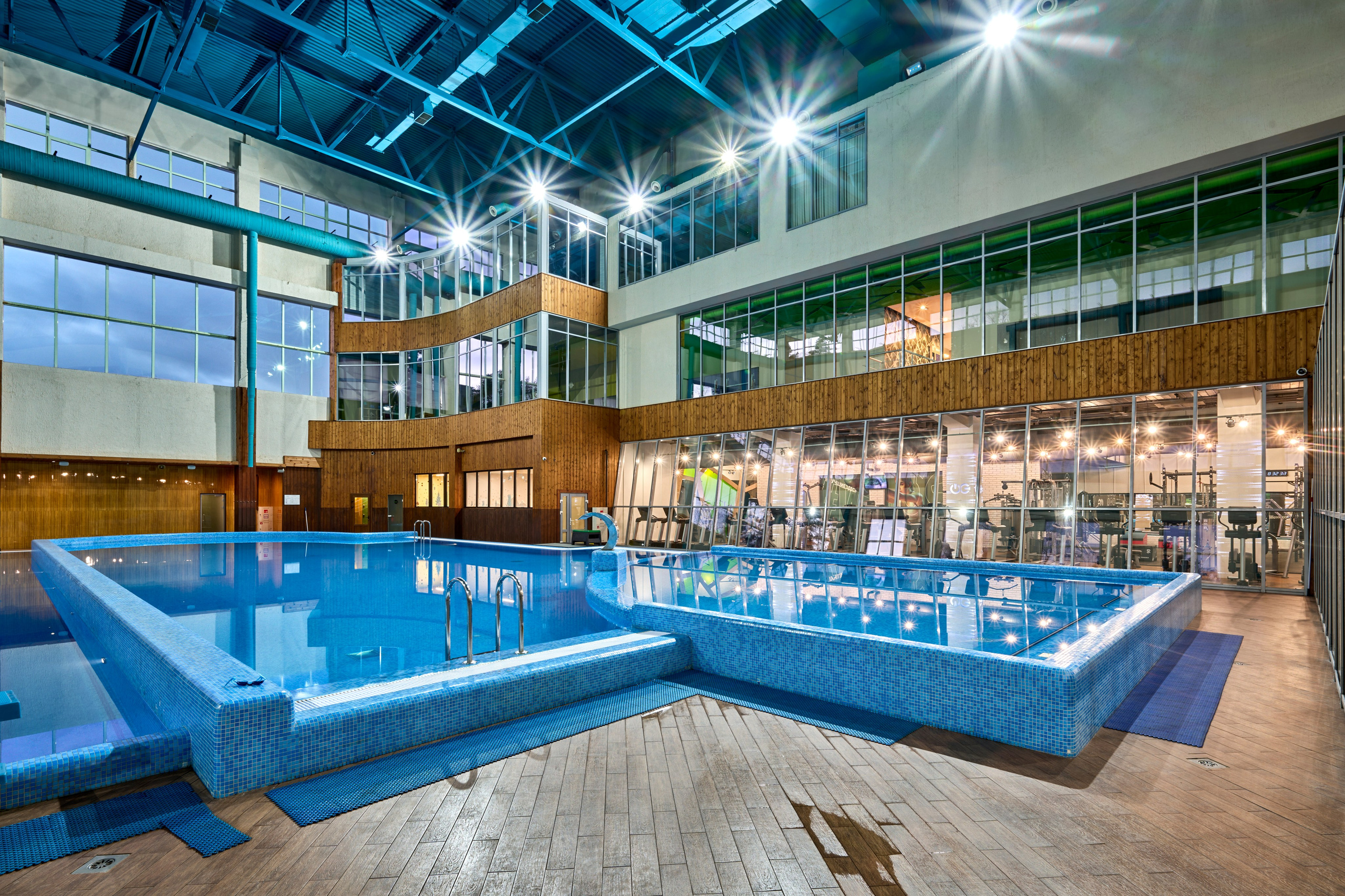 Интерьерная съемка фитнес цента WeGym Кутузовский. Спортивный фитнес фотограф-видеограф Алексей Нестеров