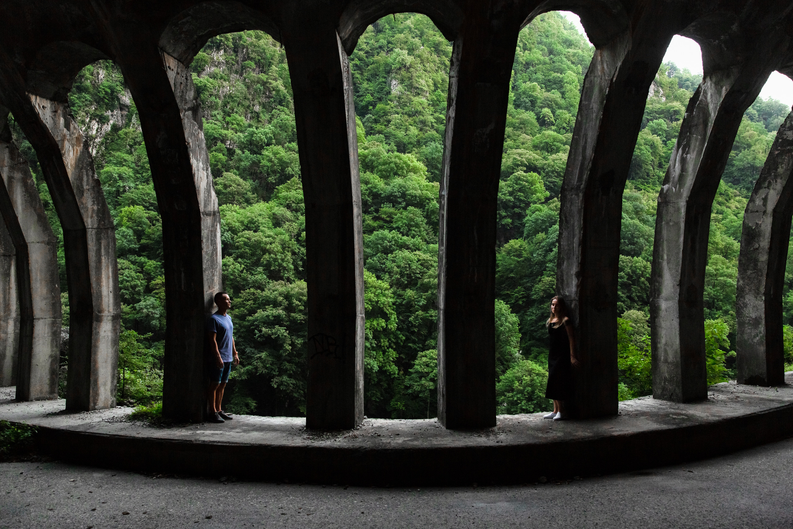 Краснополянское шоссе. Фотосъёмка Сочи, Адлер, Красная Поляна