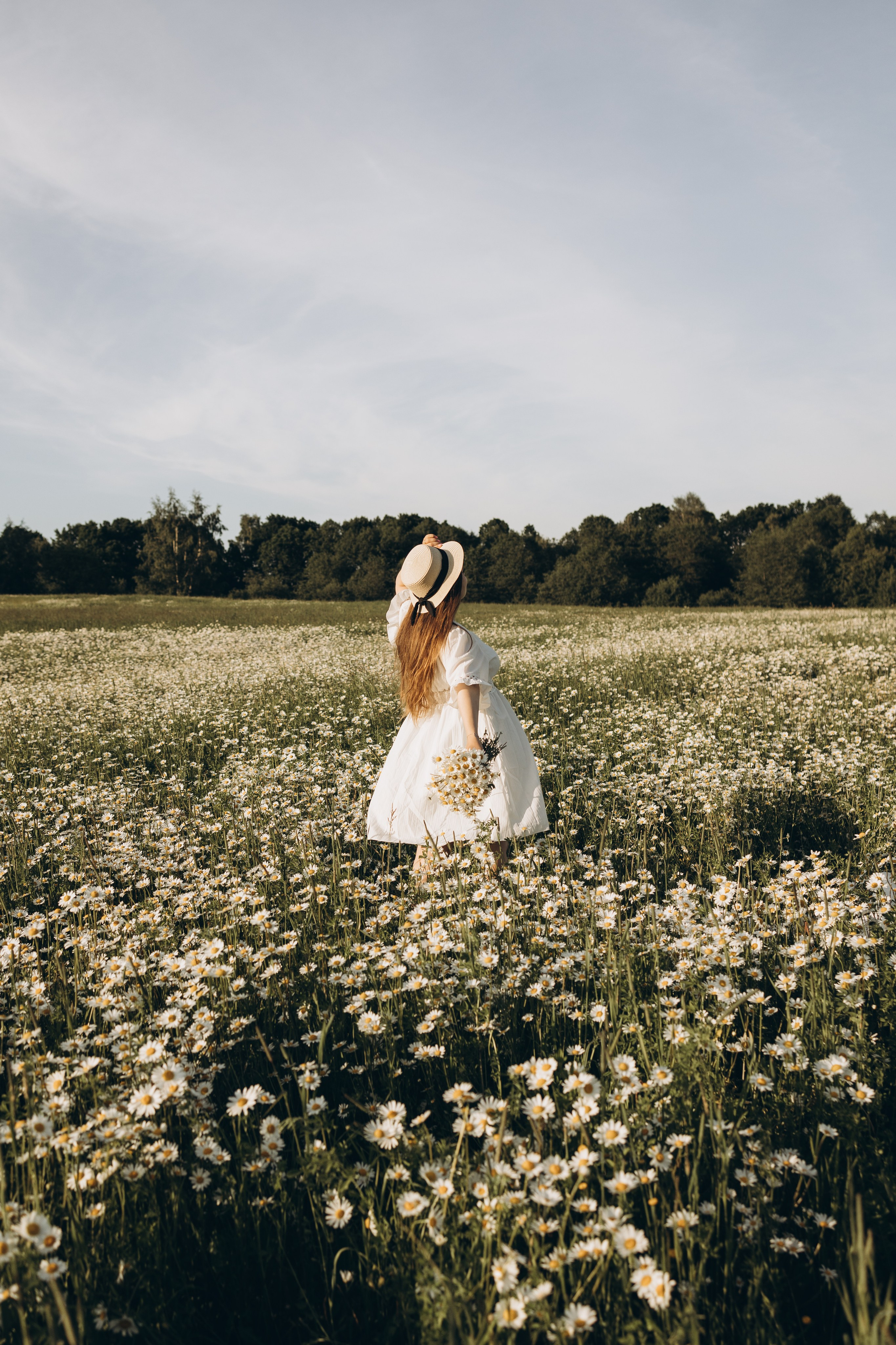 Маша и ромашки. Семейный фотограф в Москве Виктория Ястребинская
