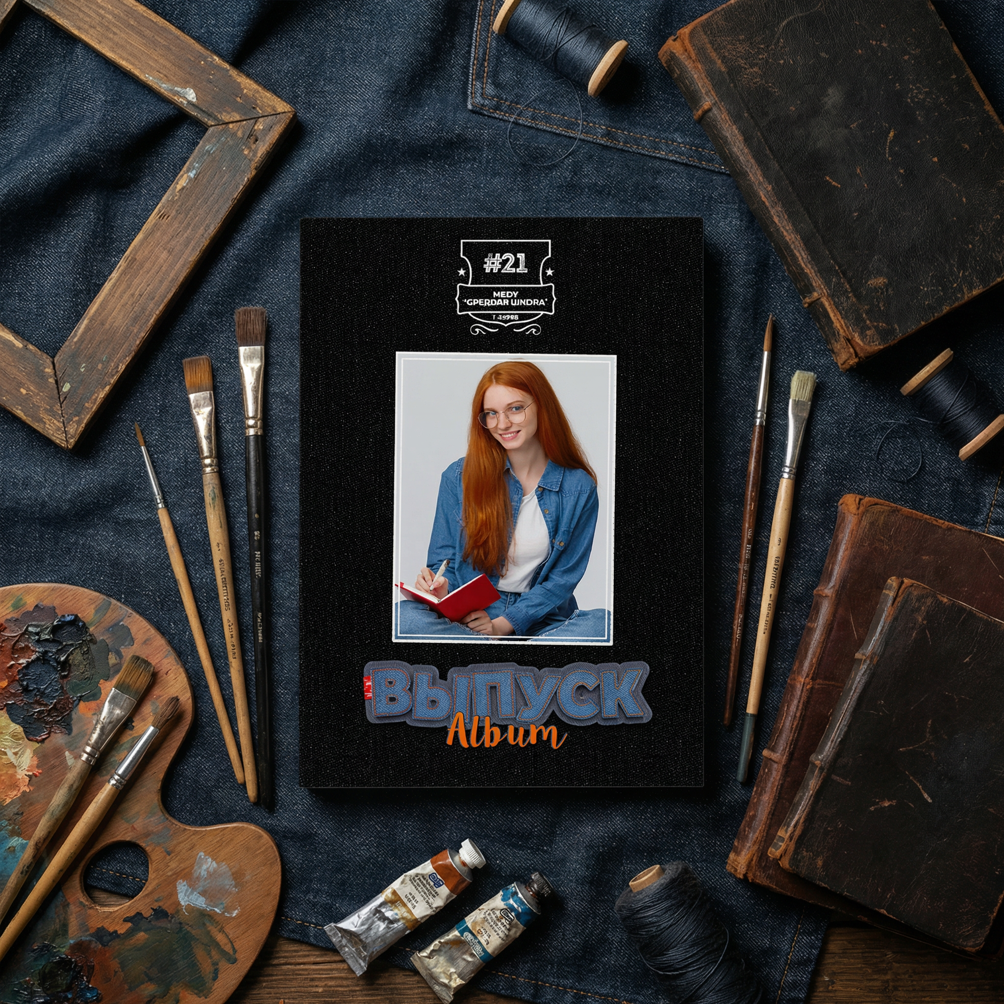 015 Jeans. Дизайны, psd шаблоны школьных и выпускных альбомов и обложек