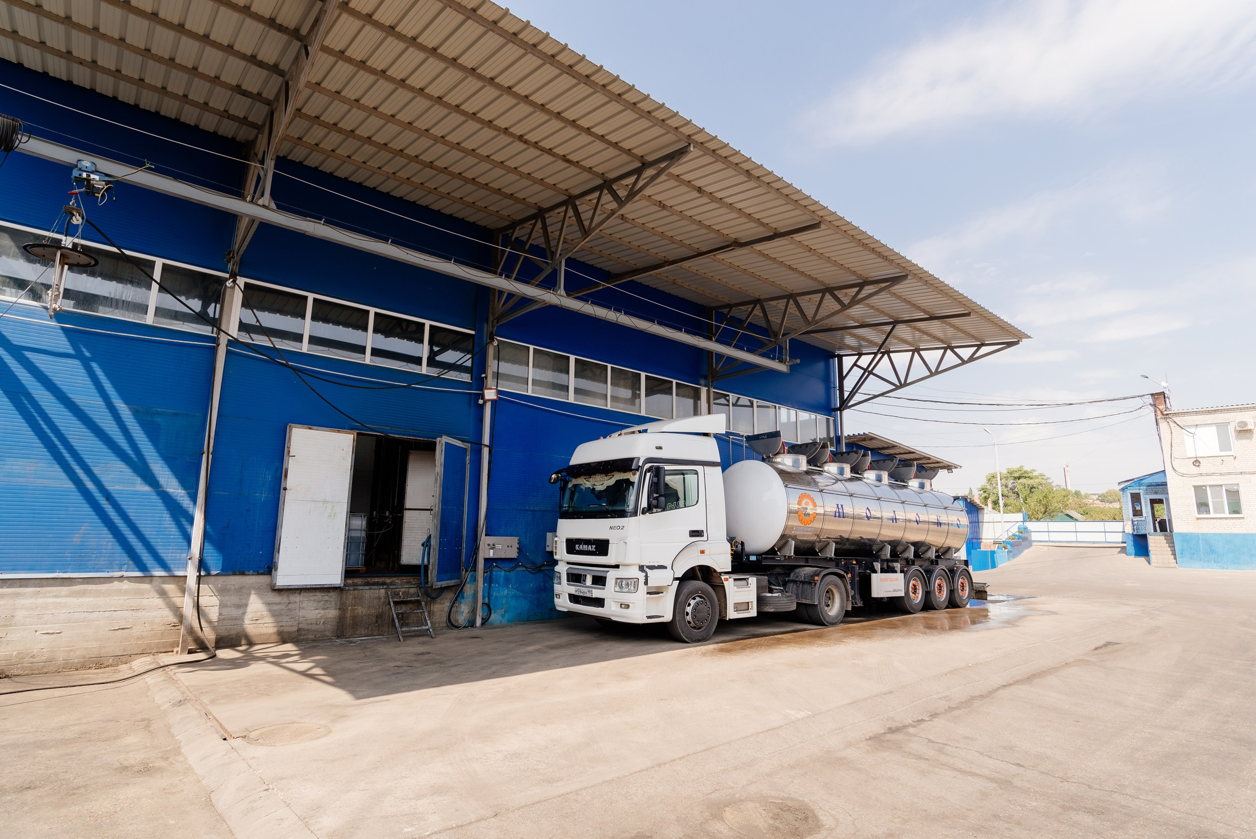 Молокозавод. Город Кропоткин, Краснодарский край. Промышленный фотограф в Ростовской области Владимир Яковенко