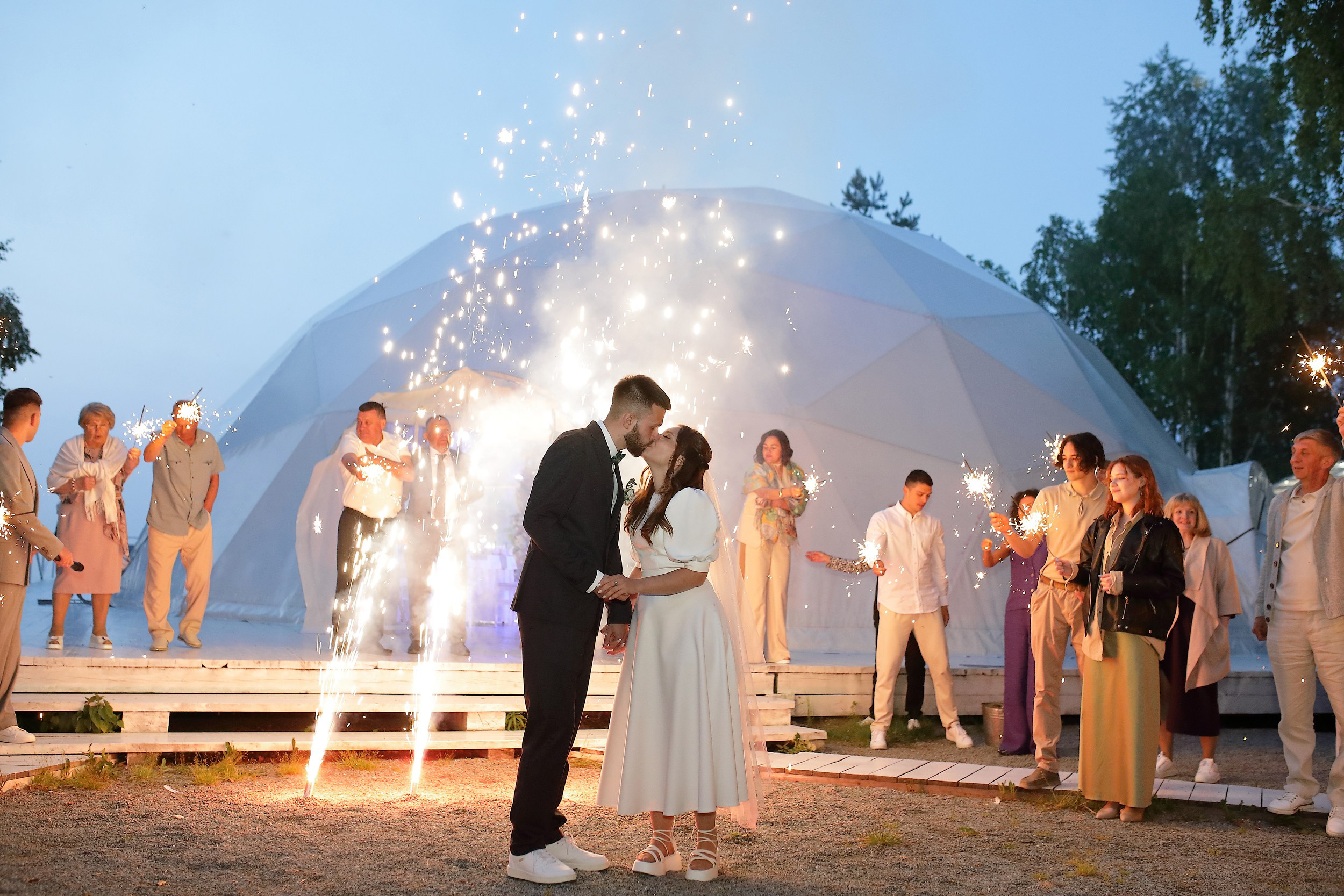 финал свадьбы 