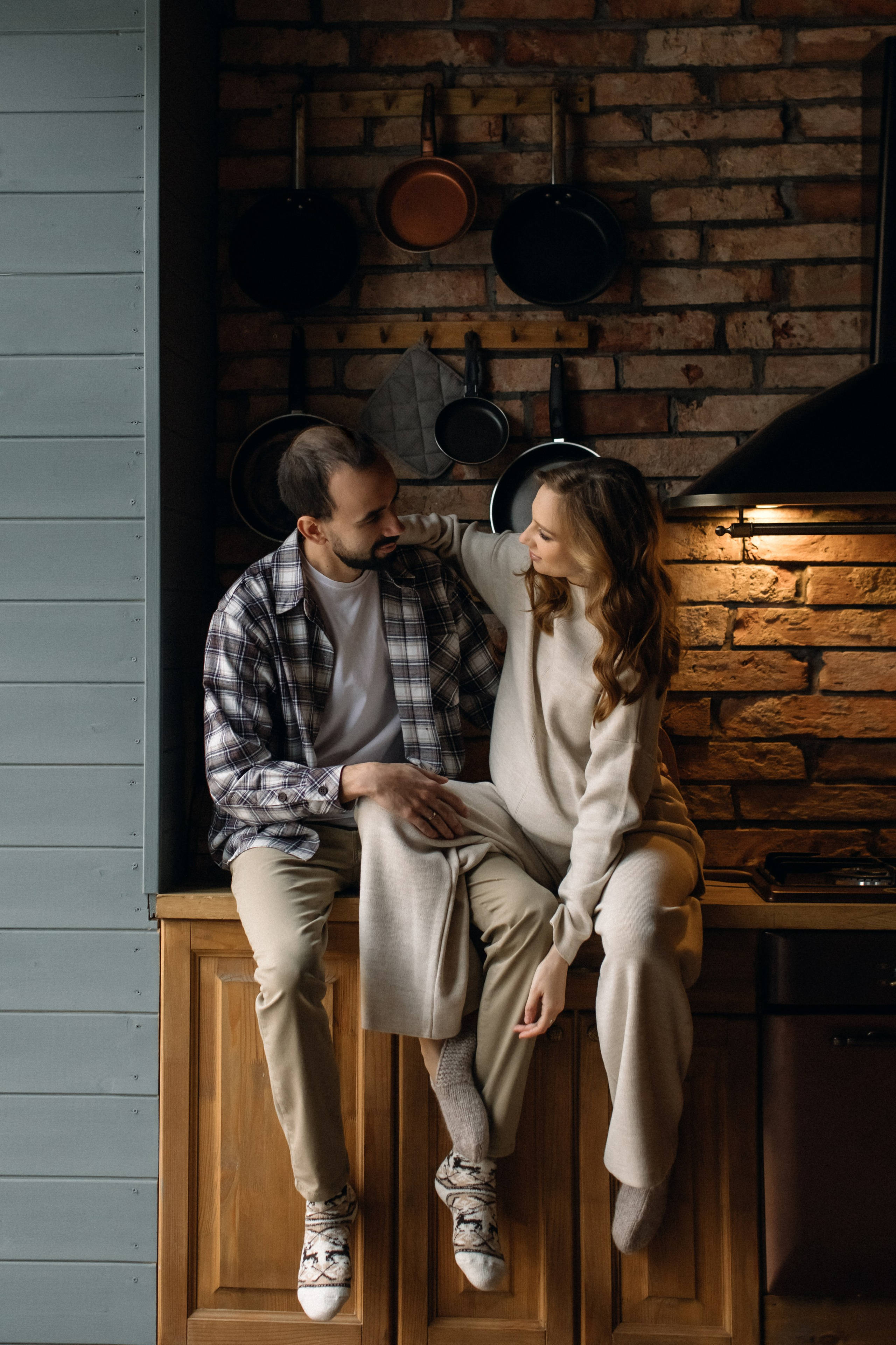 Ксения и Владимир Новогодняя История. Фотограф в Москве Ольга Сатони