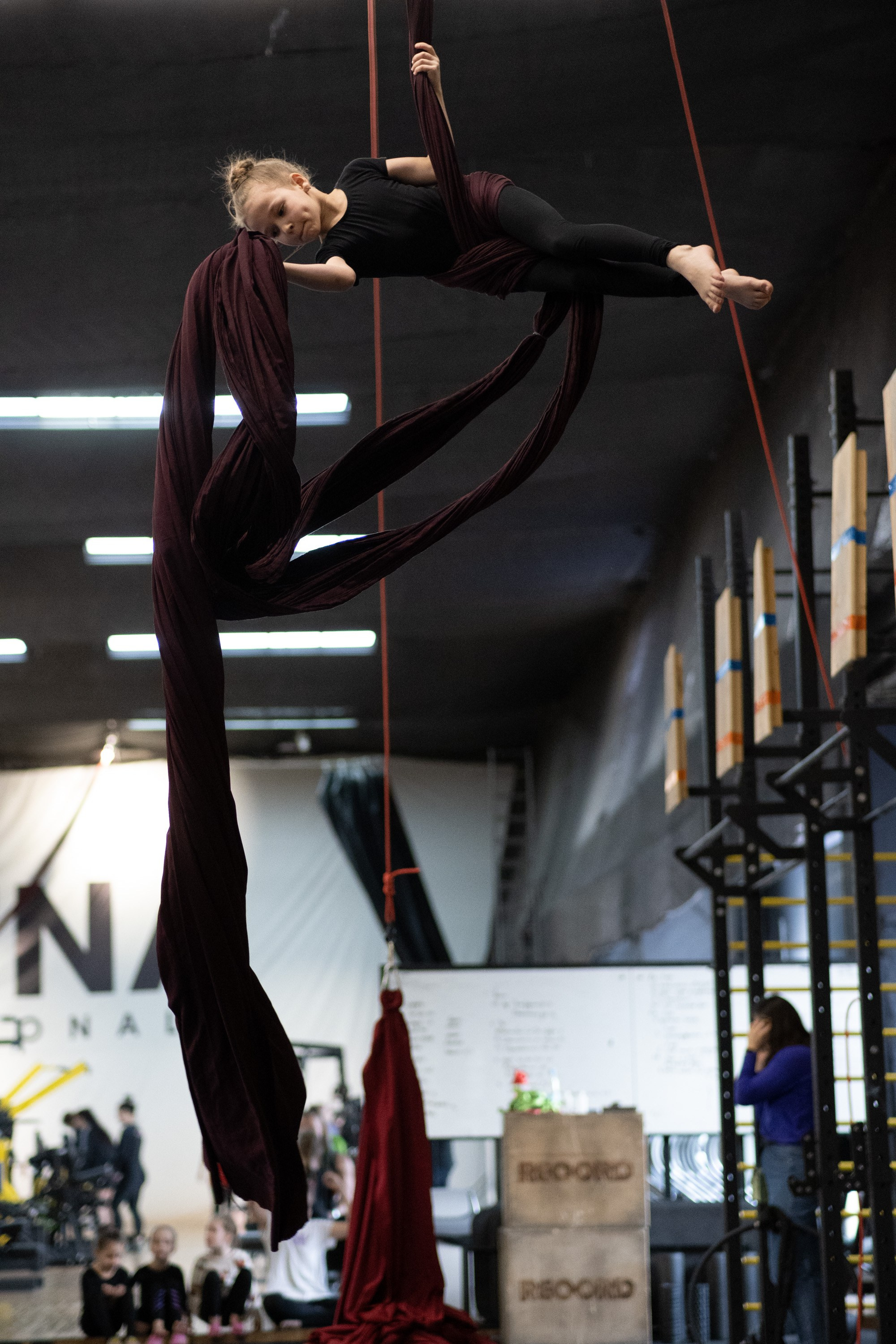 Внутриклубные соревнования по воздушной гимнастике 02.04.23