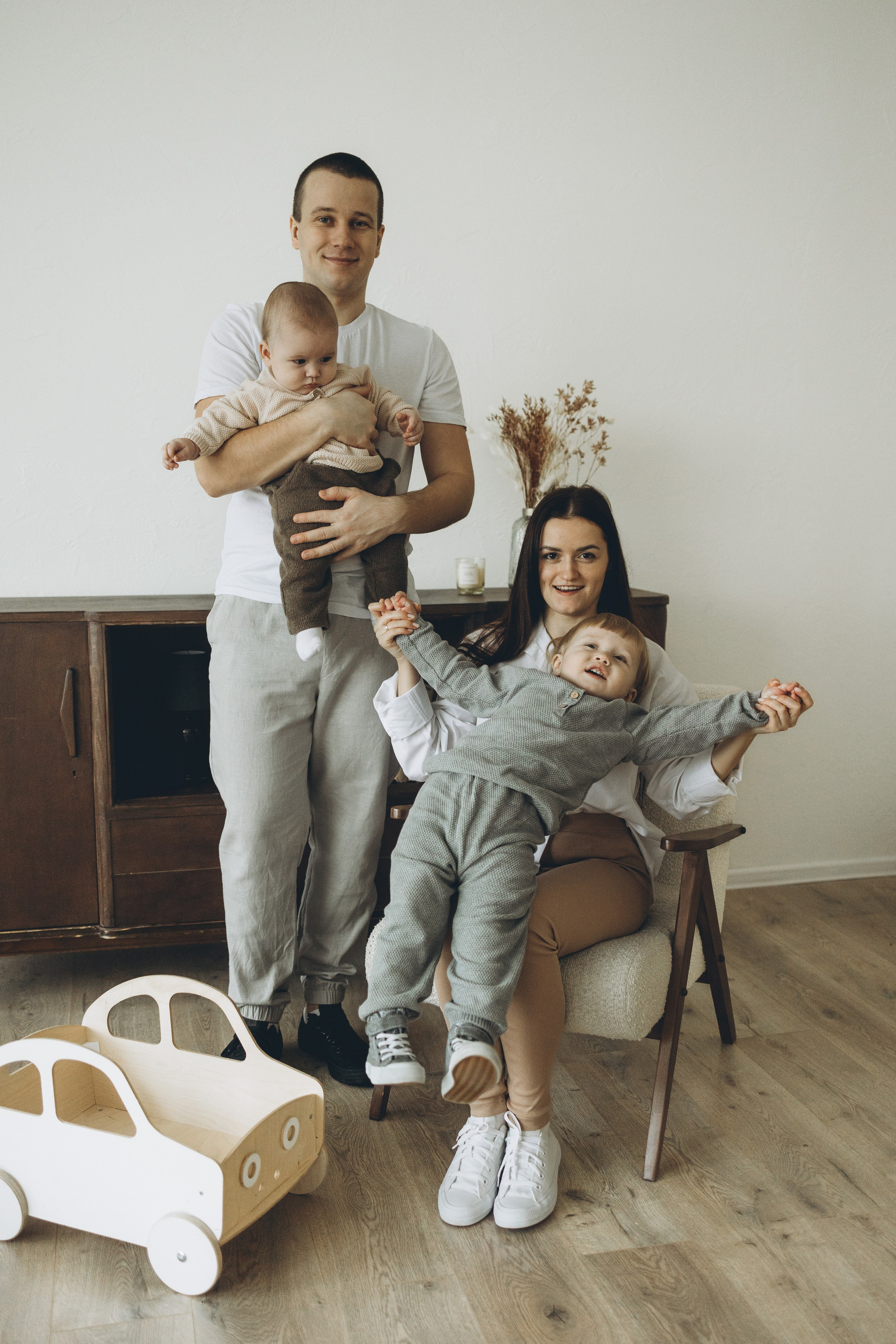 Настя, Паша, Дима и Саша. Семейный фотограф в Москве Виктория Ястребинская