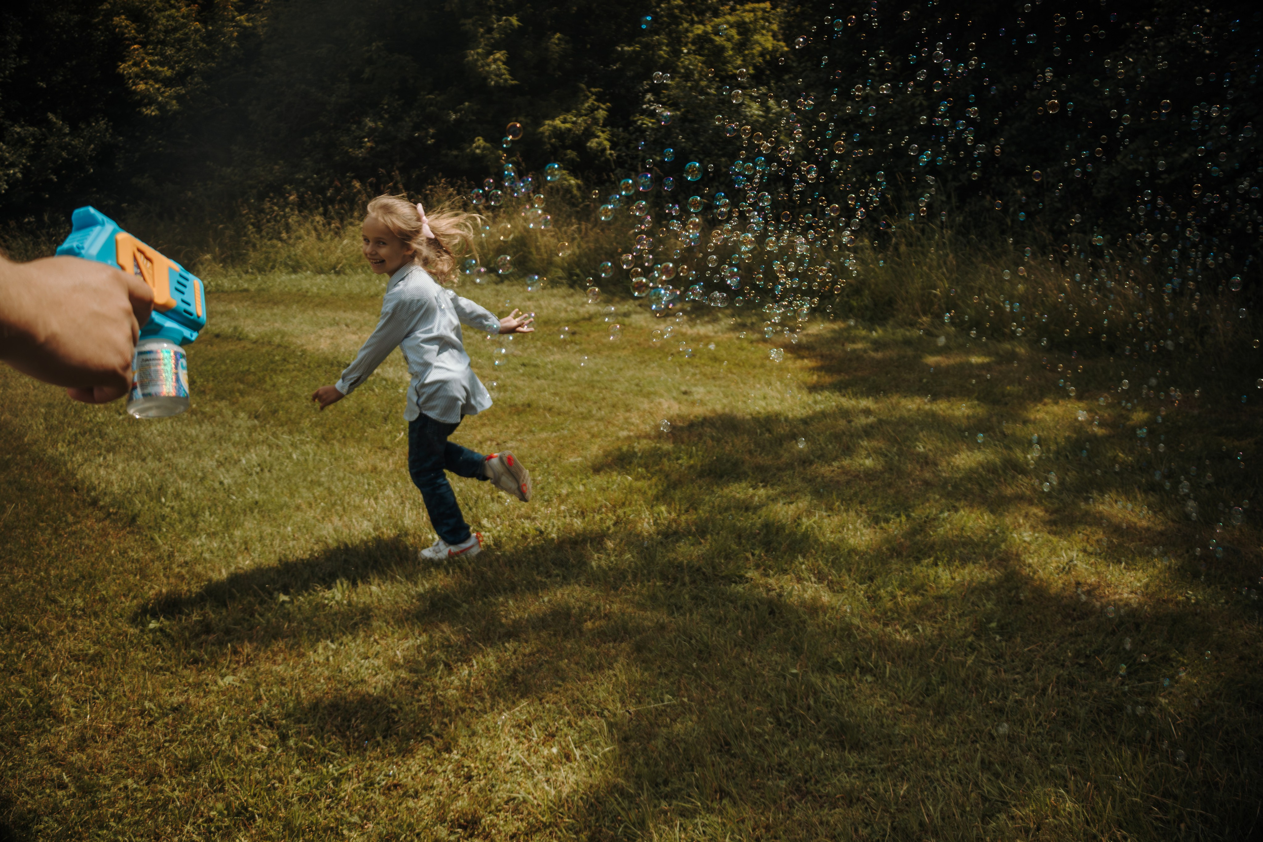 Семейная фотосессия с собаками в парке. Фотограф-анималист в Москве Екатерина Тихонова