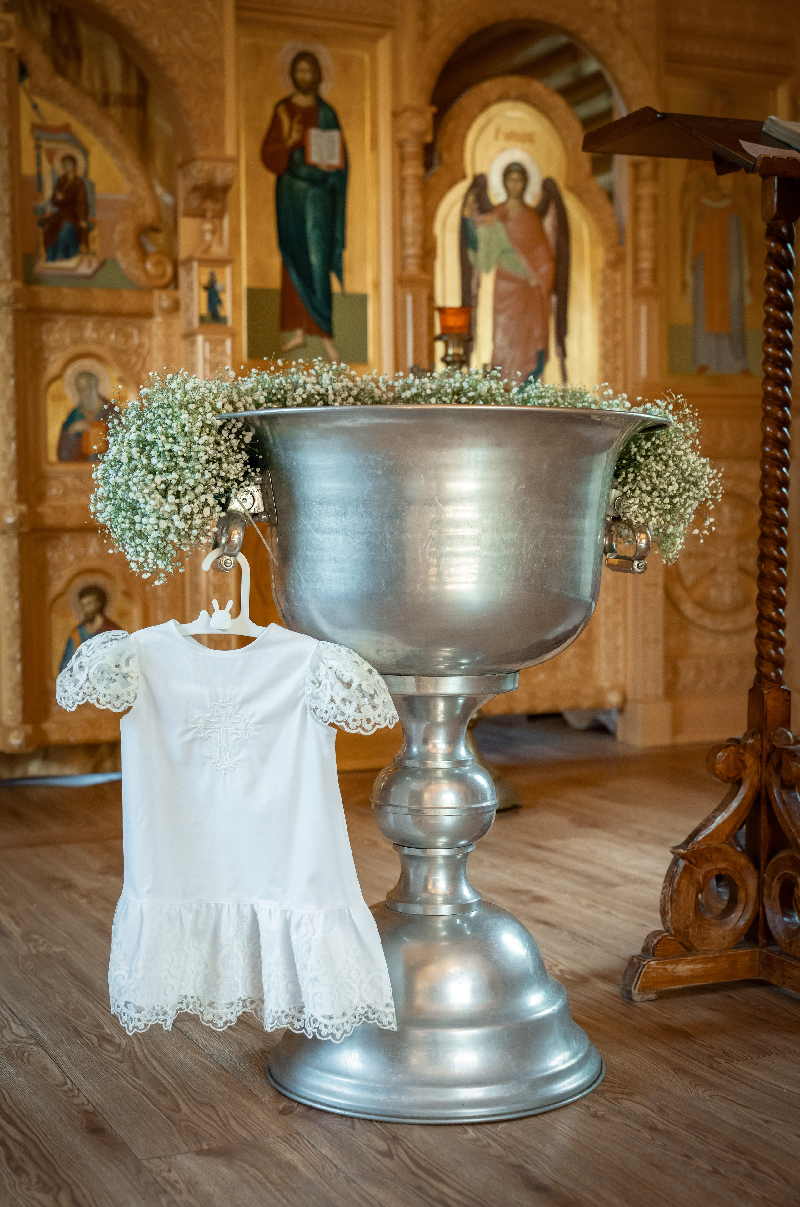 Крещение Авроры в храме 12 апостолов. Фотограф на Крещение Тула и Венчание в Туле, детский и семейный фотограф