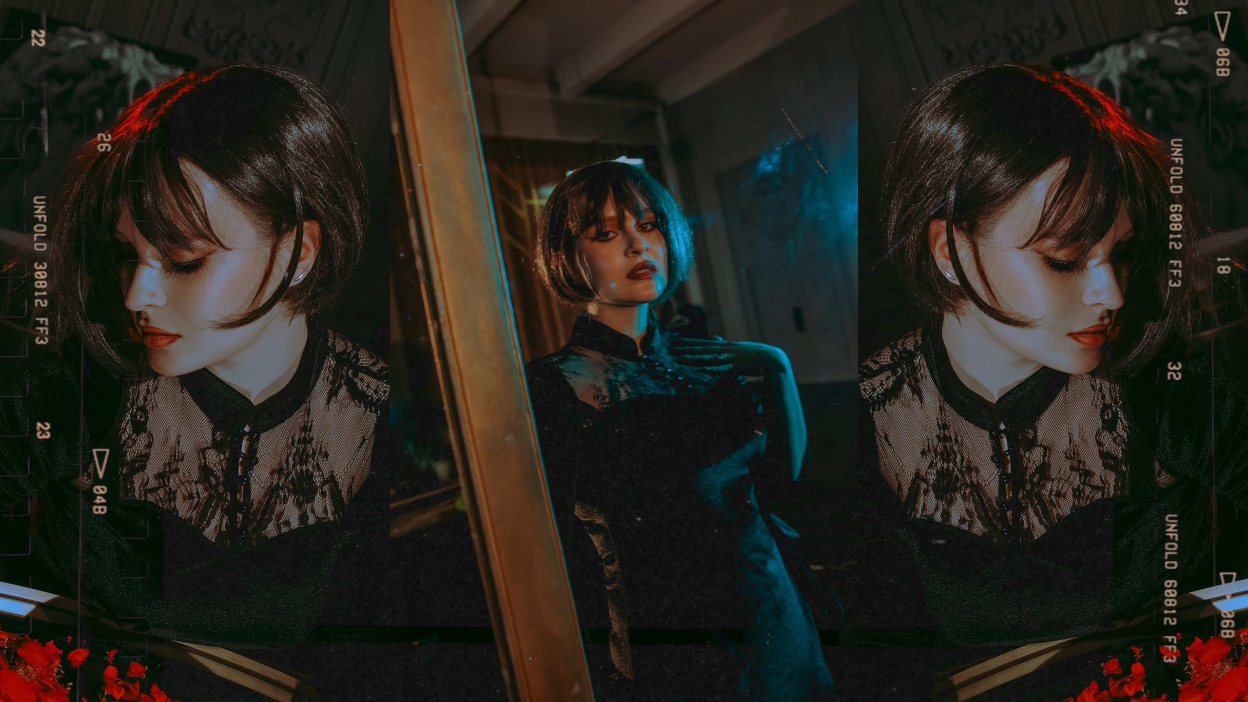 фото девушки в зеркале 