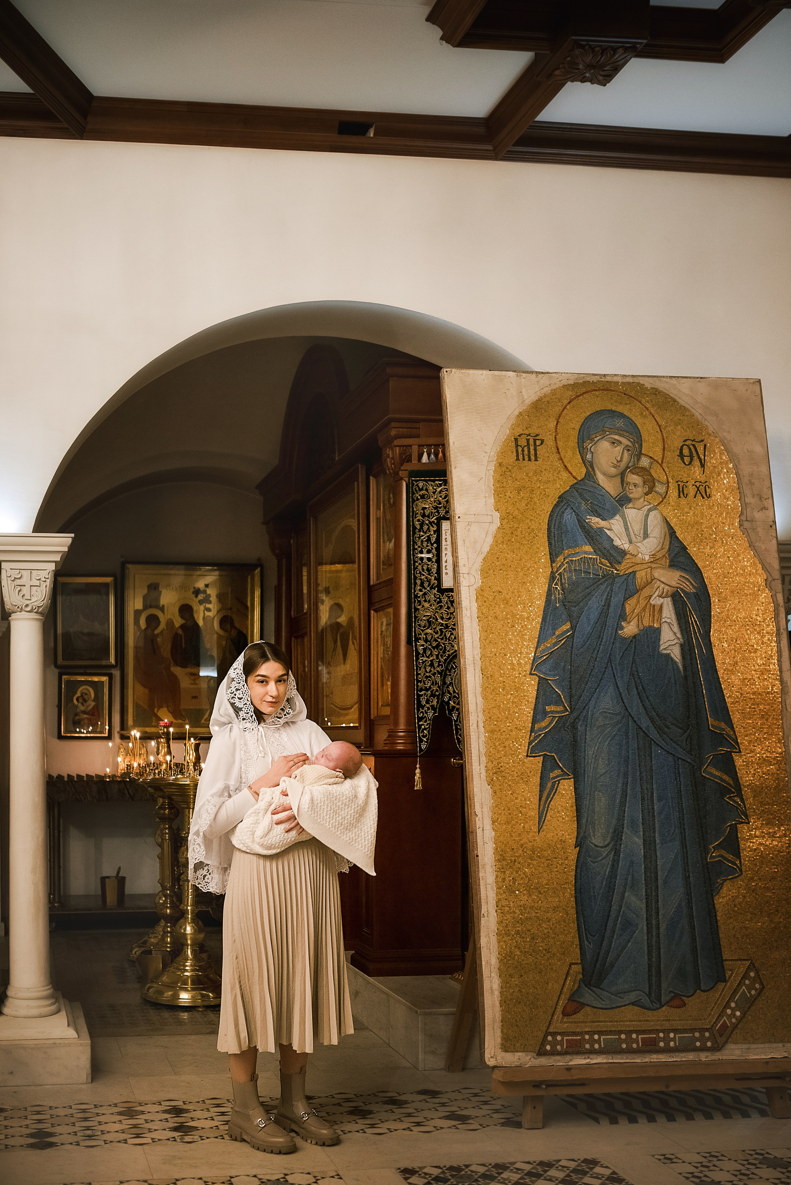Крещение Майи Храм 40 Севастийских мученков. Семейный фотограф в Ростове-на-Дону Татьяна Литвинова
