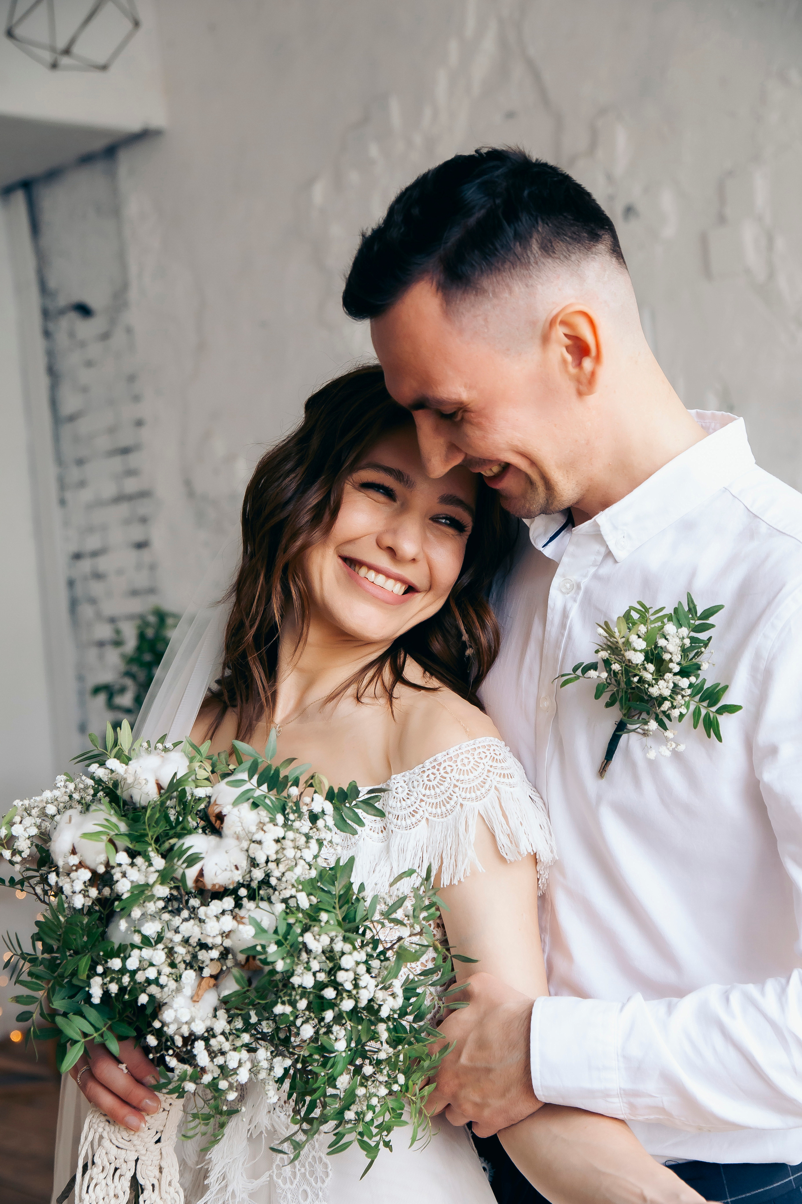 Свадебная съёмка в студии. Дарья и Роман. Свадебный, семейный фотограф, контент съёмка. Екатеринбург. Елена Граф