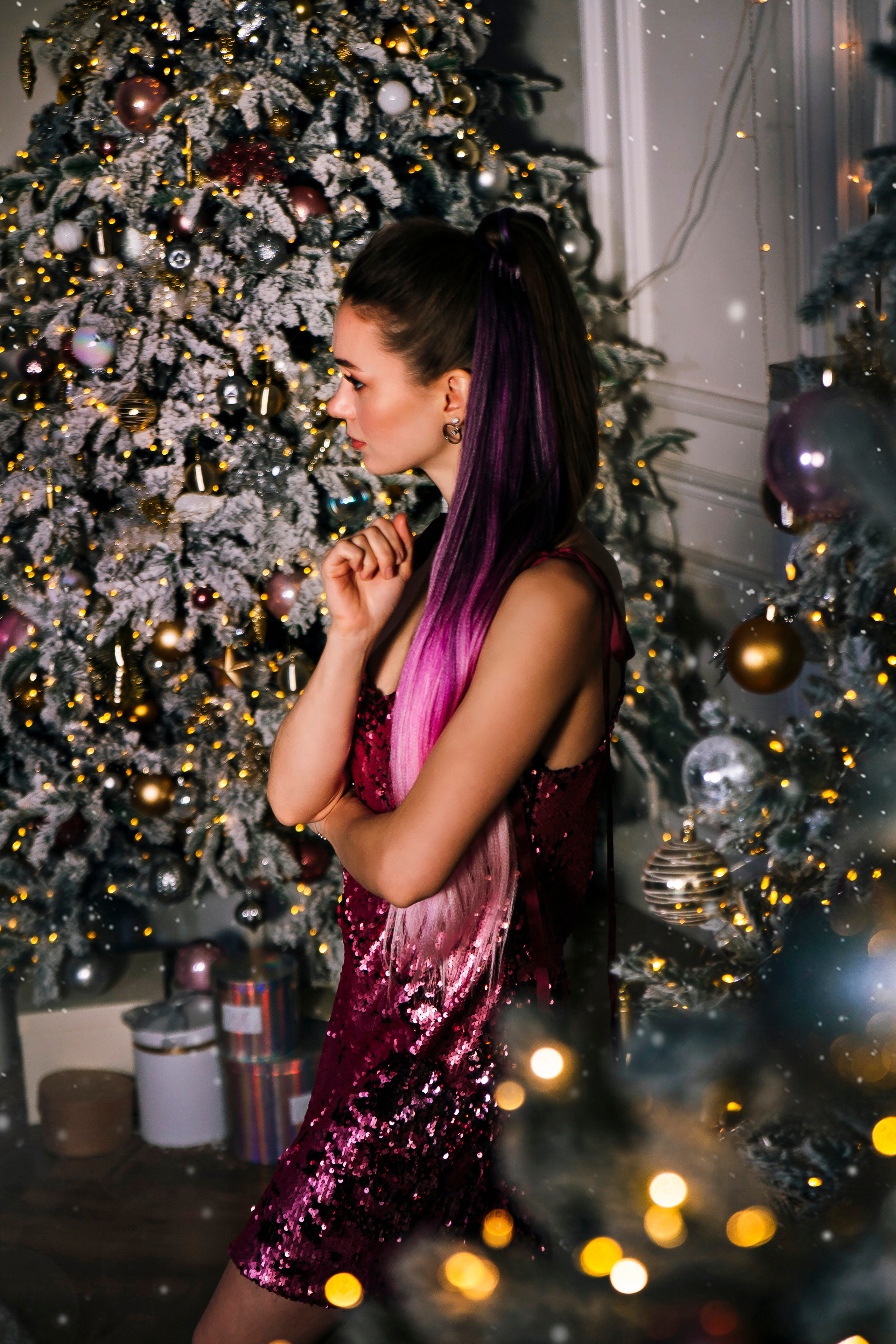 Индивидуальная новогодняя фотосессия. Свадебный, семейный фотограф, контент съёмка. Екатеринбург. Елена Граф