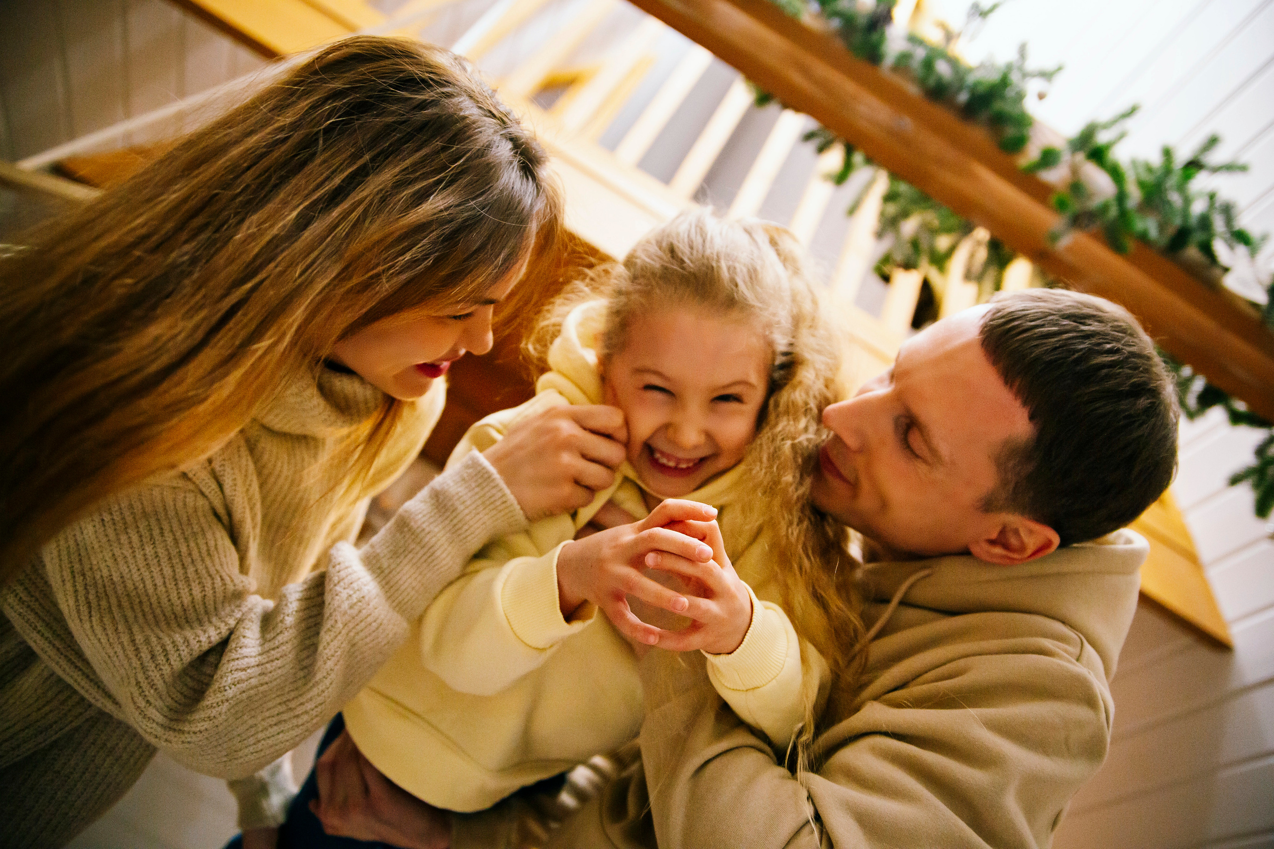 Новогодняя фотосессия в домике. Свадебный, семейный фотограф, контент съёмка. Екатеринбург. Елена Граф