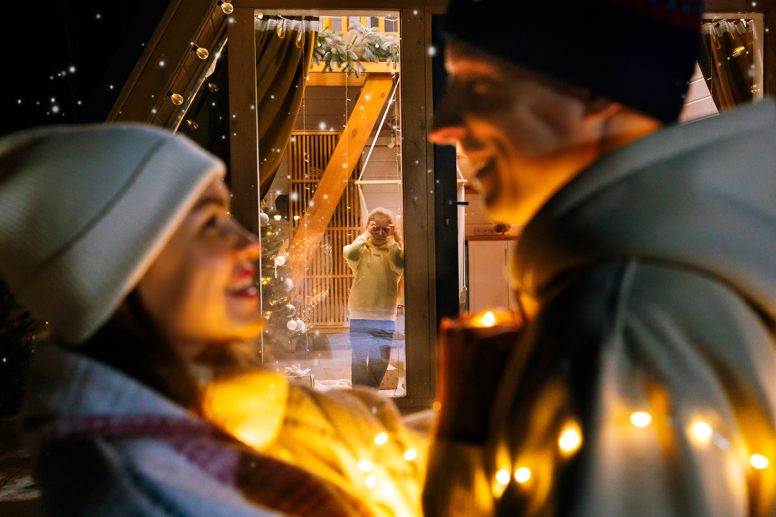 Новогодняя фотосессия в домике. Свадебный, семейный фотограф, контент съёмка. Екатеринбург. Елена Граф