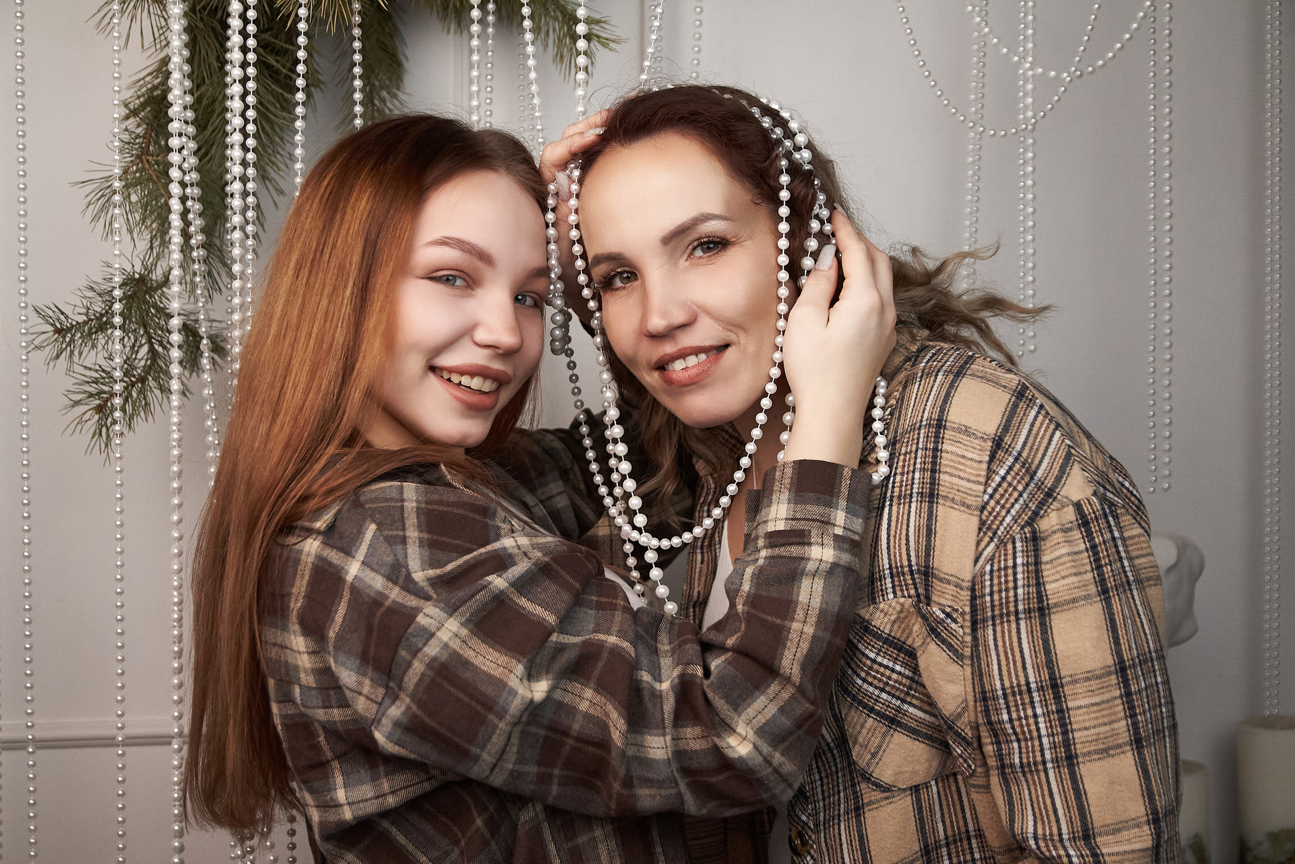 Новогодняя семейная съёмка. Фотограф Анна Буторина Киров