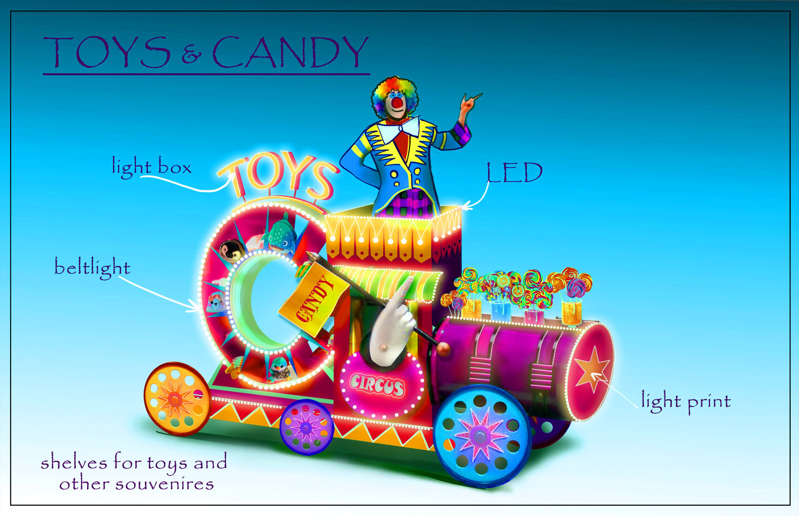 THEMED PARK. Munina Dina. Set design portfolio