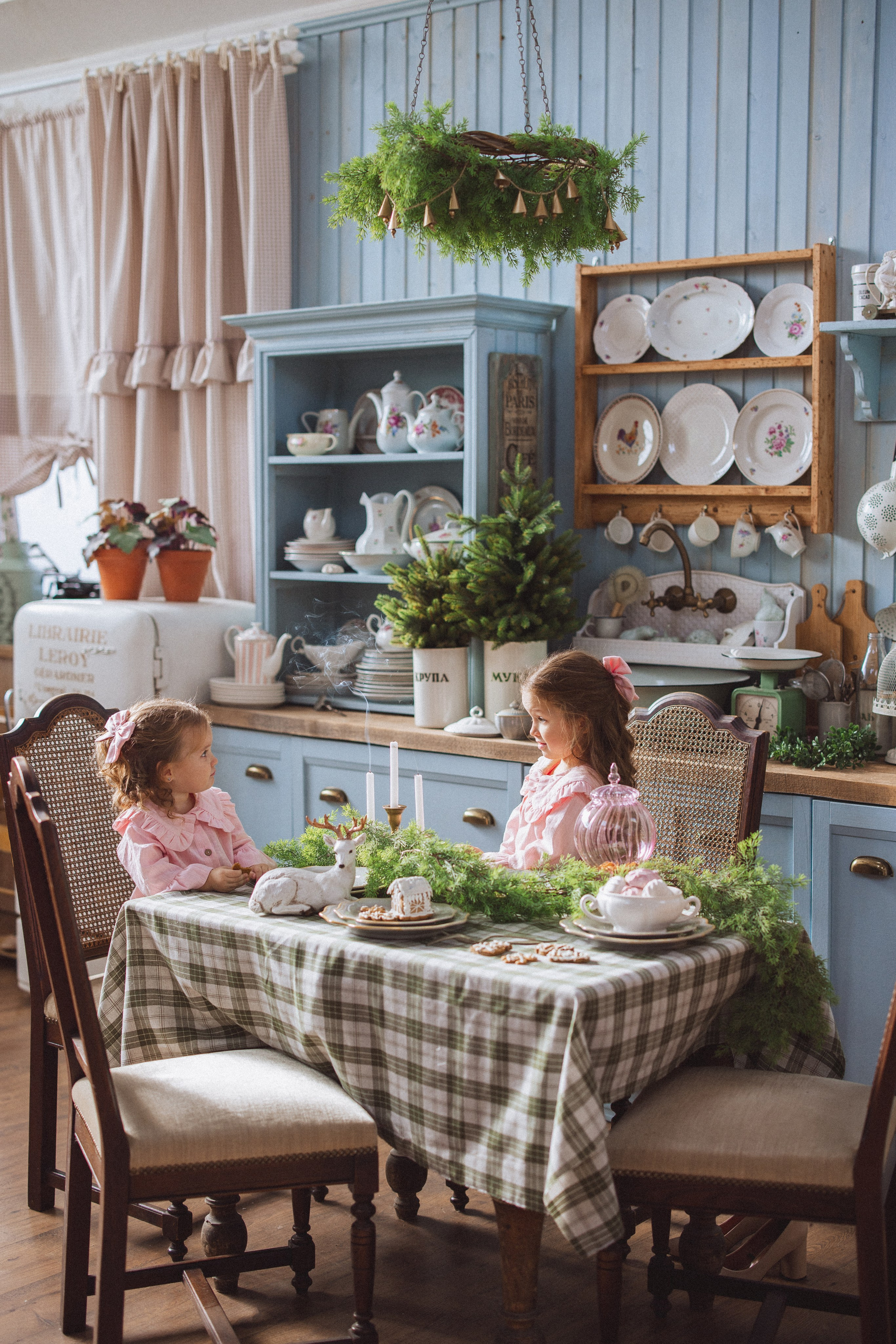 Новогодняя фотосессия в стиле Винтаж. Семейный и детский фотограф в Краснодаре Анна Трашкова