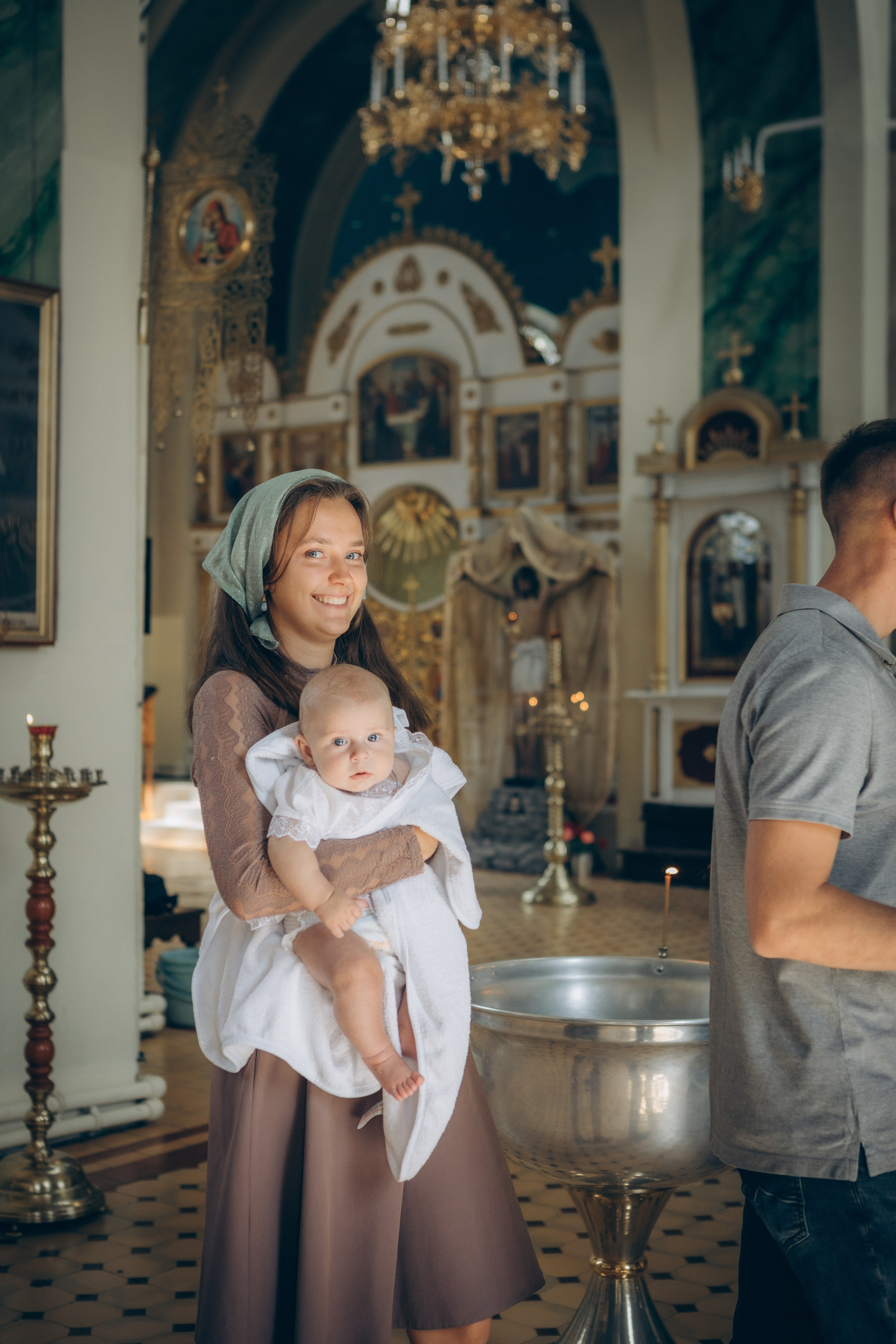 Крещение Тимофея. Семейный фотограф и фотограф на роды в Ростове-на-Дону Мухина Виктория