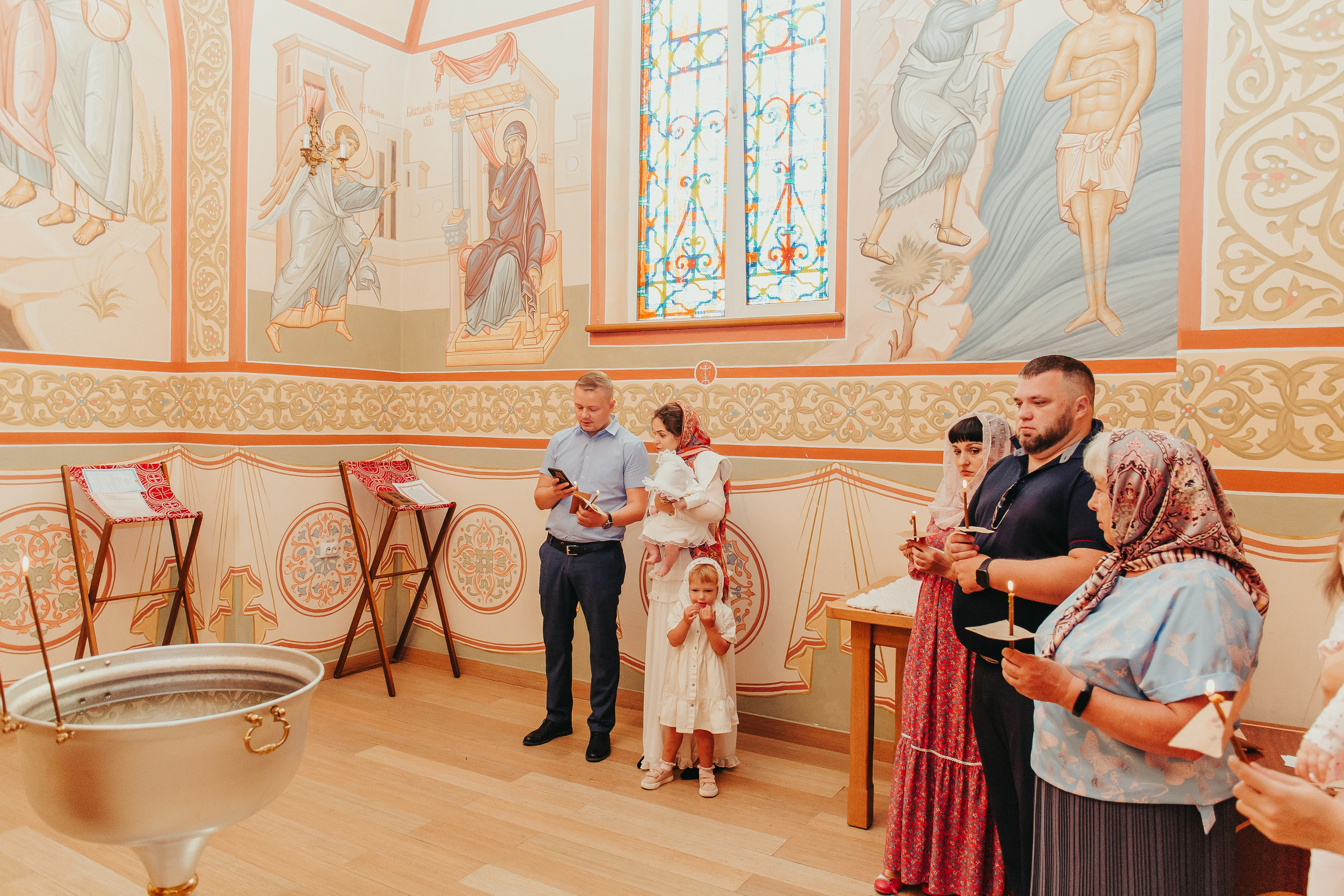 Крещение Маши в Черниговском Скиту. Фотограф новорожденных и детский в Сергиевом Посаде Кругликова Юлия