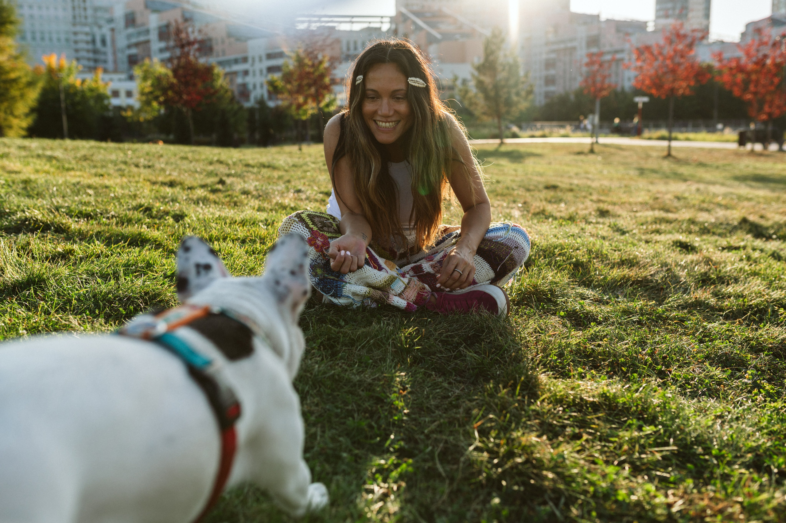 Инна и Белль. Фотограф анималист в Москве Ольга Агушева