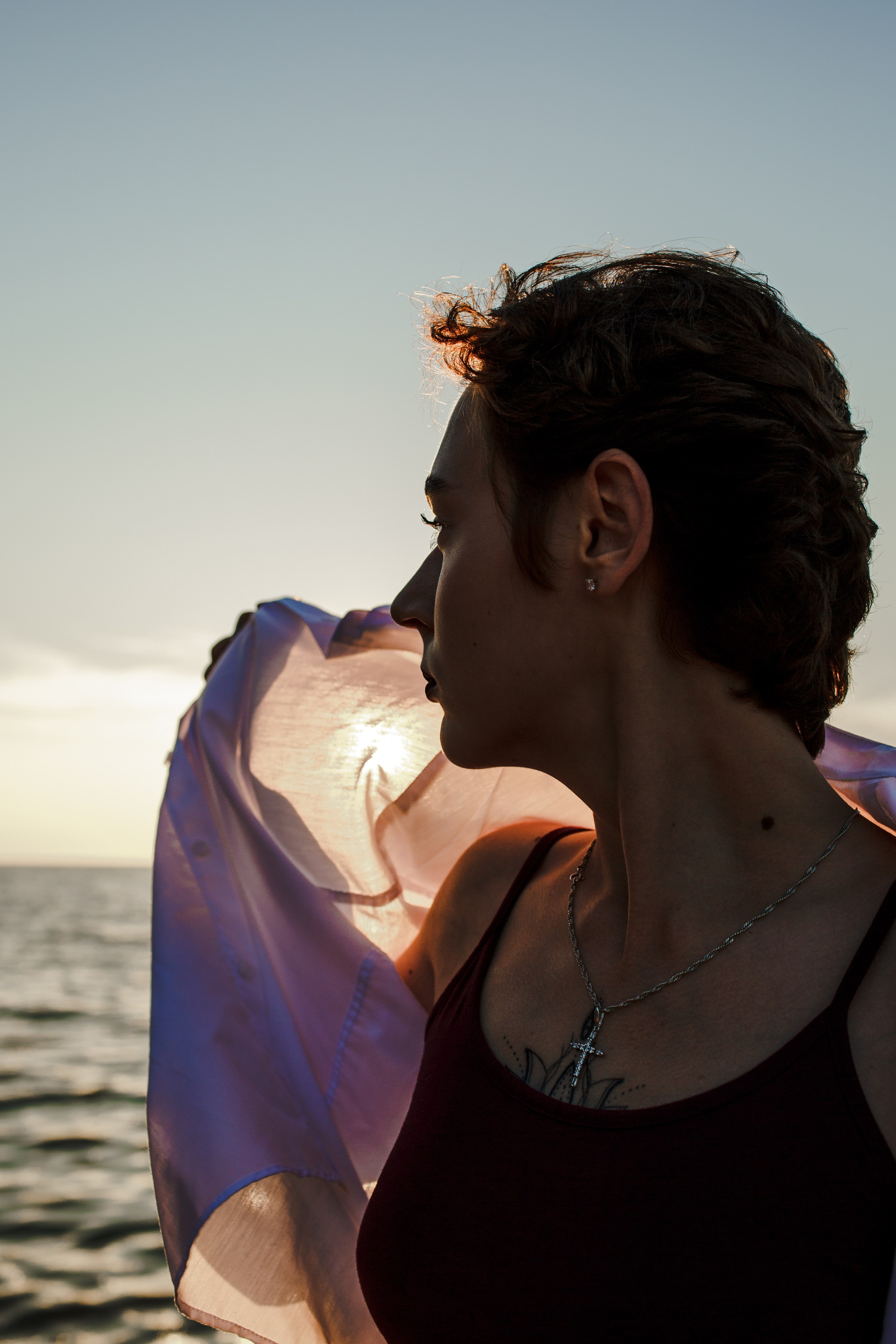 Портрет на море. Свадебный фотограф Кирилл Белый