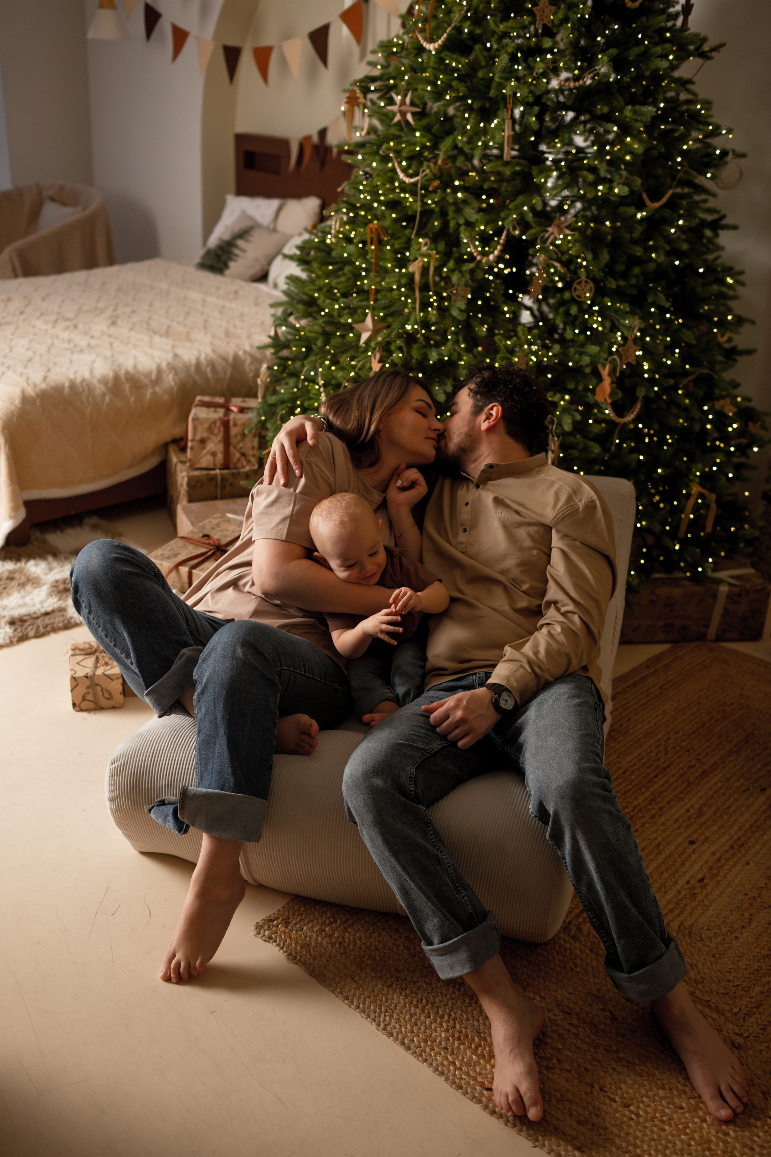 Семейная новогодняя фотосессия. Свадебный фотограф Кирилл Белый