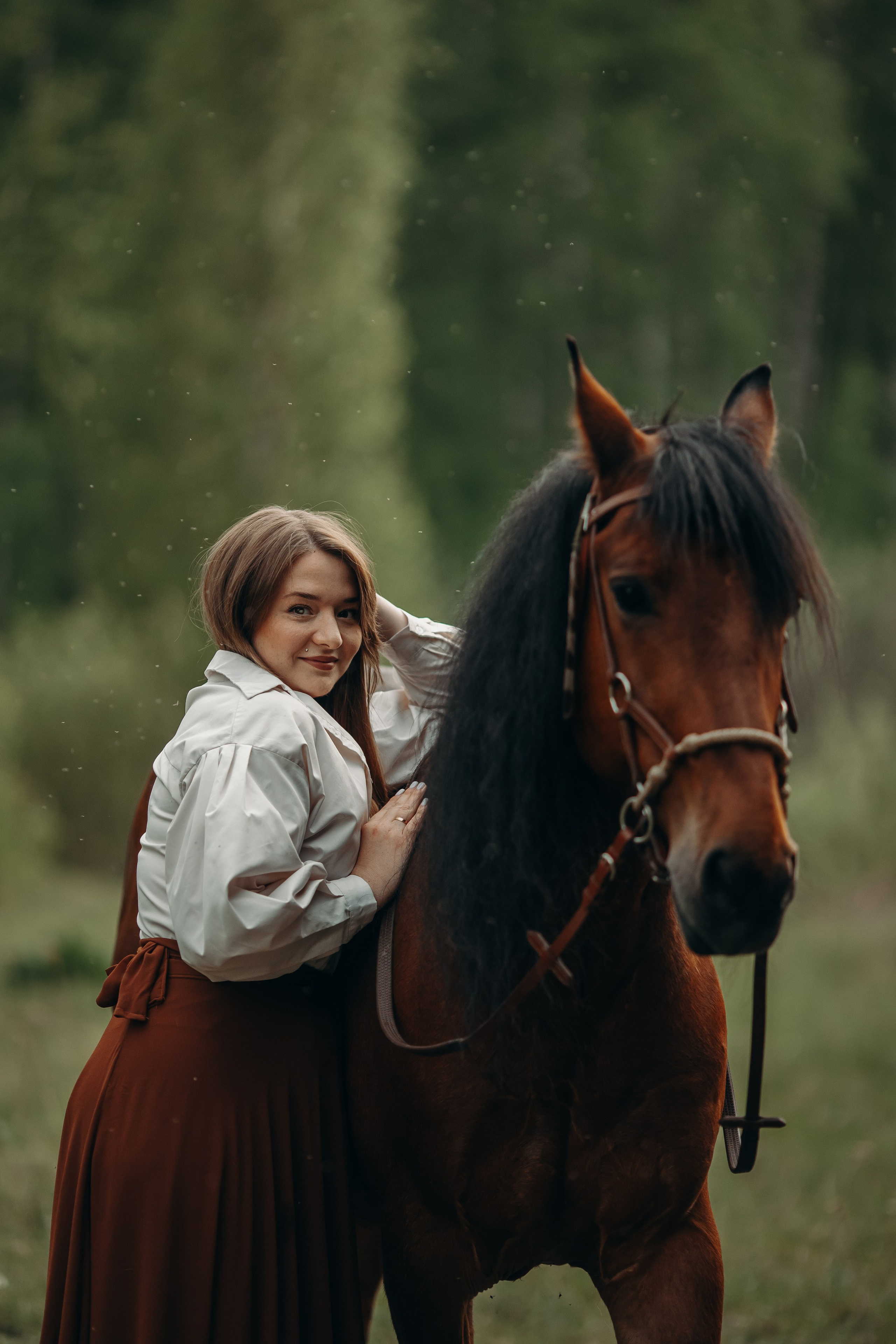 Ксения и Талисман. Анна Молчанова конный фотограф в Тюмени | фотосессии с лошадьми Тюмень