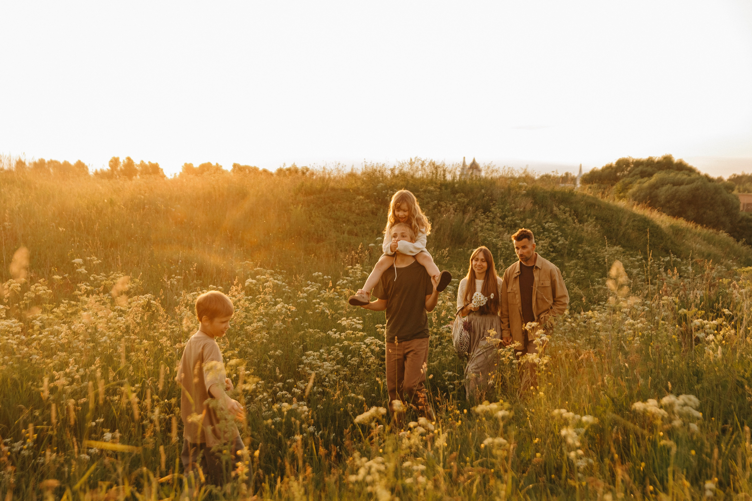 Наталья, Дмитрий, Артем, Леша и Аглая. Семейный фотограф В Москве Александра Дейкун