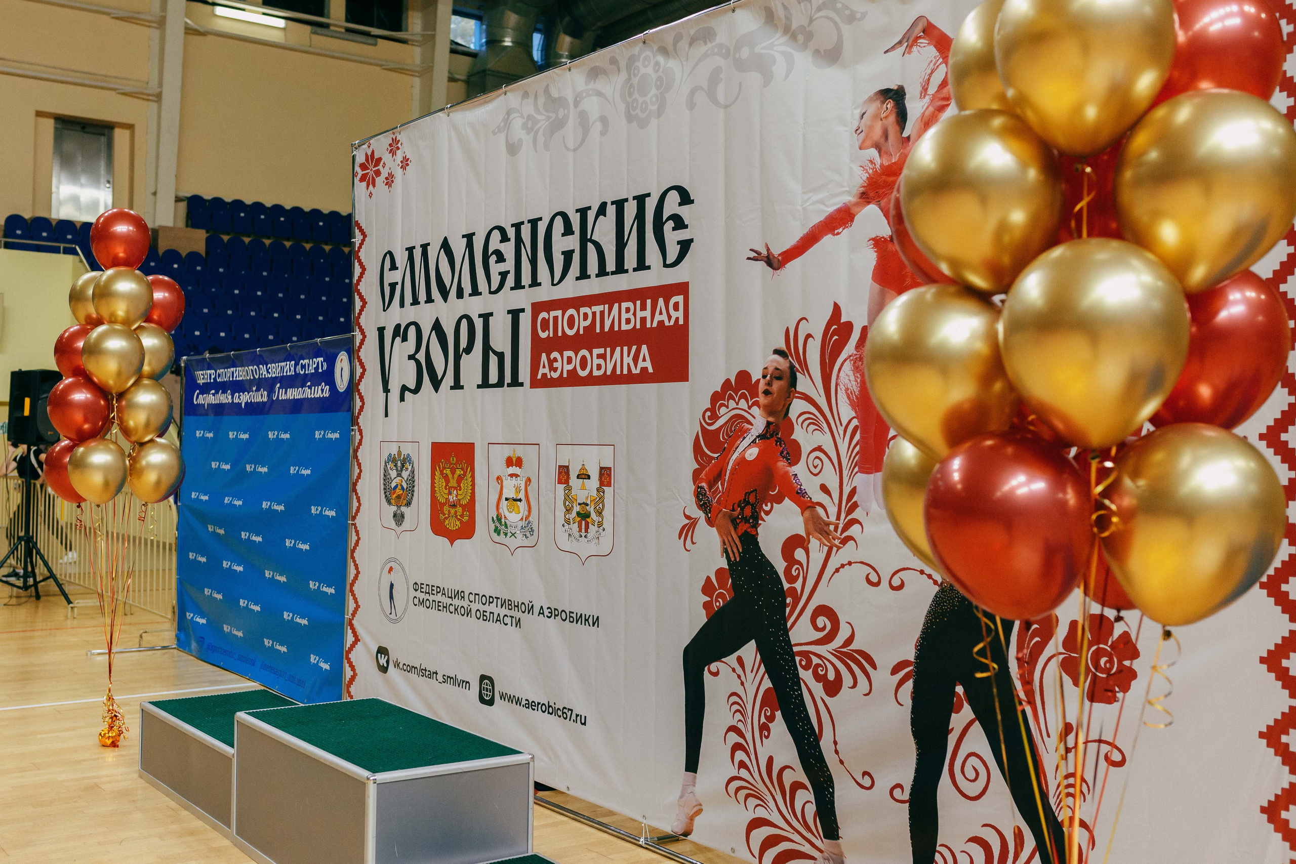 «Смоленские узоры» Чемпионат по спортивной аэробике. Спортивный фотограф Александр Васильев. RG и AGG