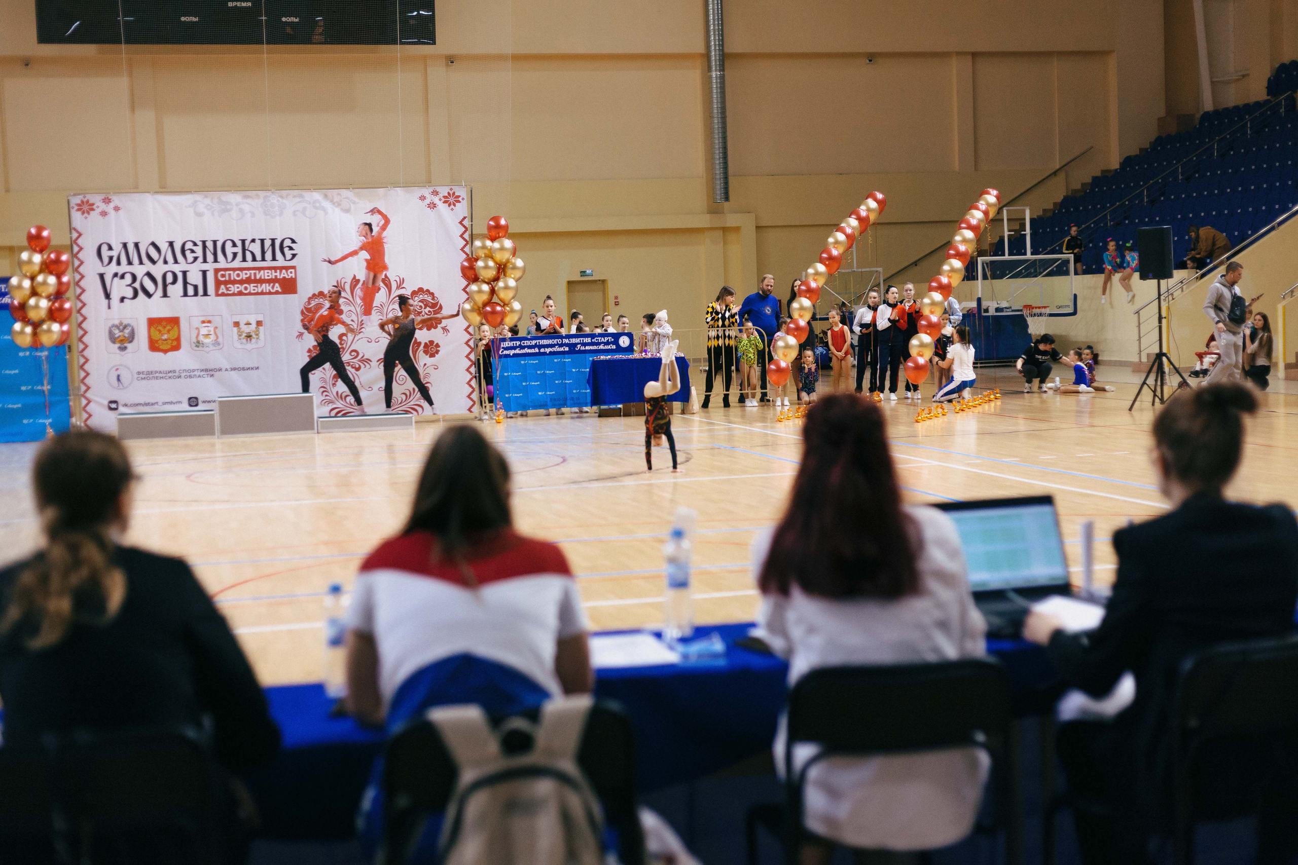 «Смоленские узоры» Чемпионат по спортивной аэробике. Спортивный фотограф Александр Васильев. RG и AGG