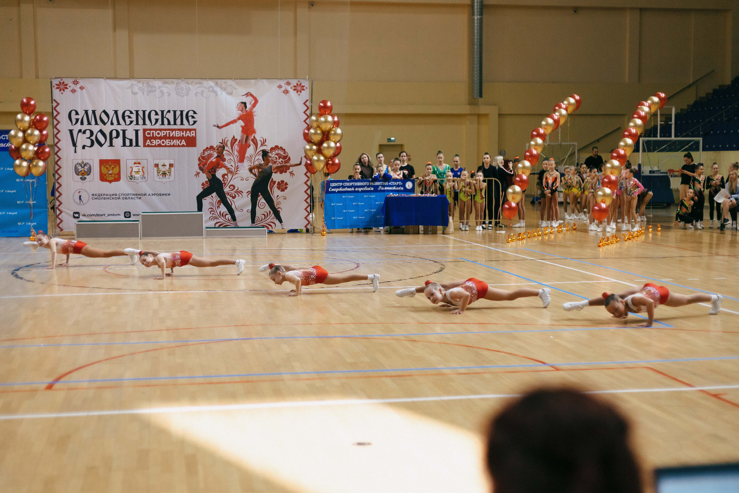 «Смоленские узоры» Чемпионат по спортивной аэробике. Спортивный фотограф Александр Васильев. RG и AGG
