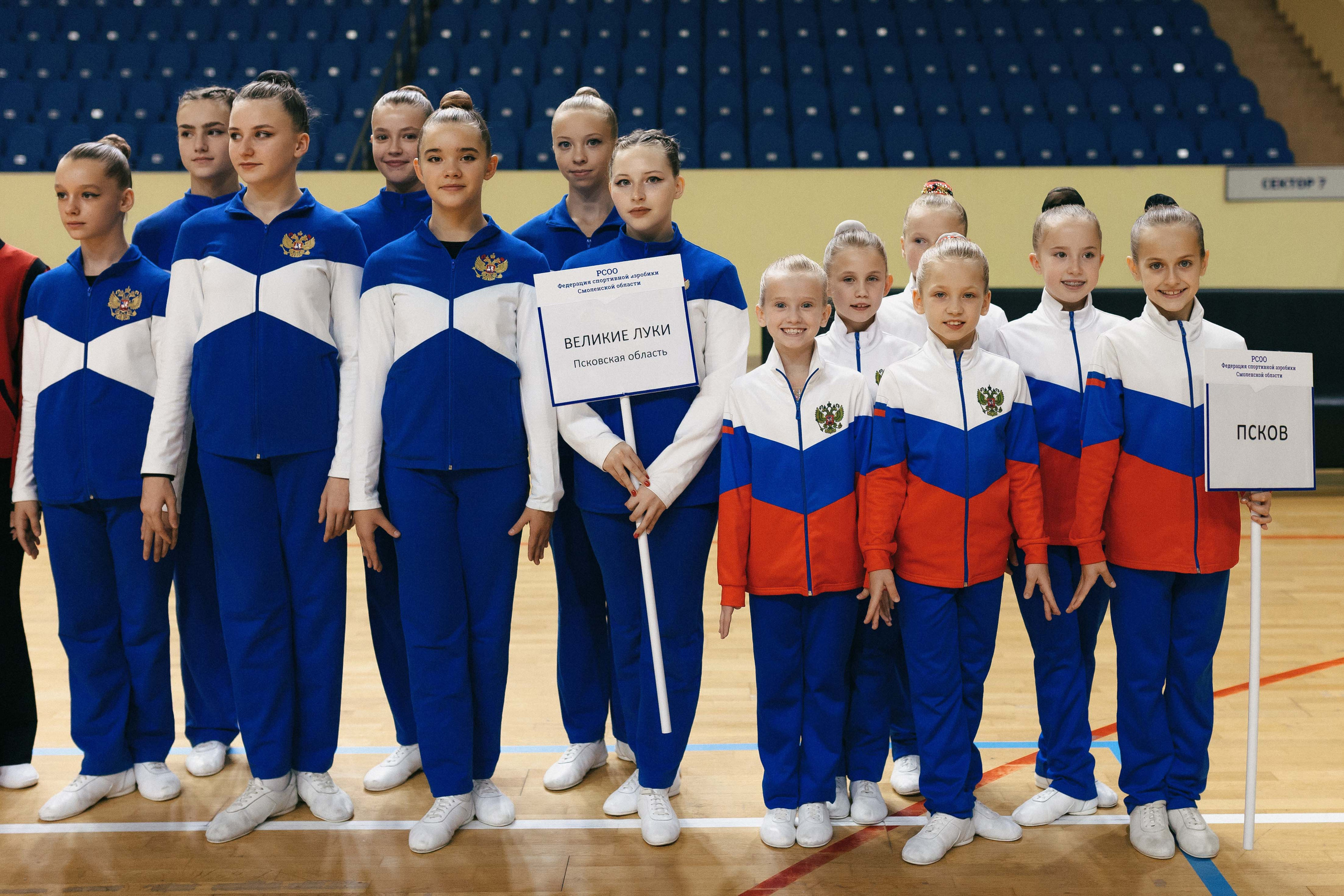 «Смоленские узоры» Чемпионат по спортивной аэробике. Спортивный фотограф Александр Васильев. RG и AGG