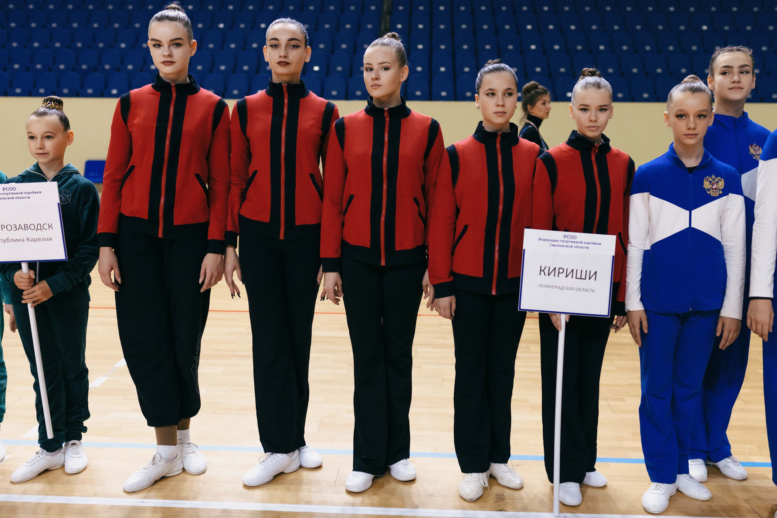 «Смоленские узоры» Чемпионат по спортивной аэробике. Спортивный фотограф Александр Васильев. RG и AGG