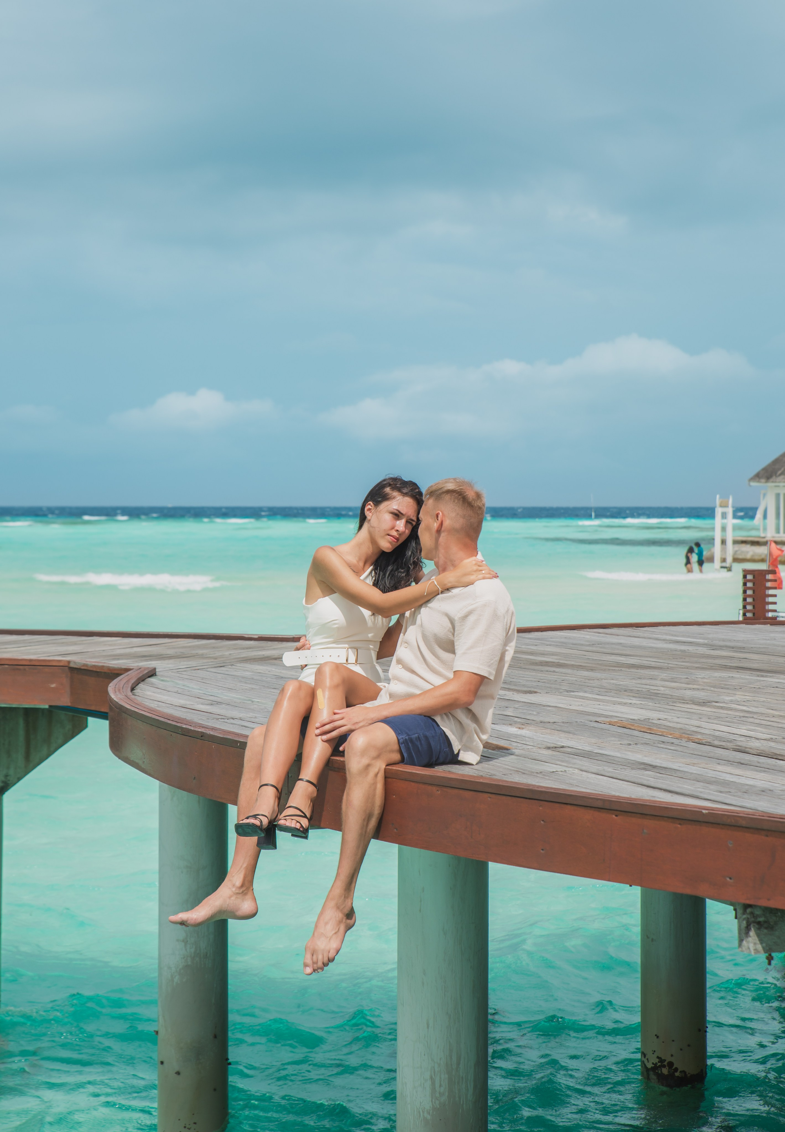 Love story. Photographer in Maldives