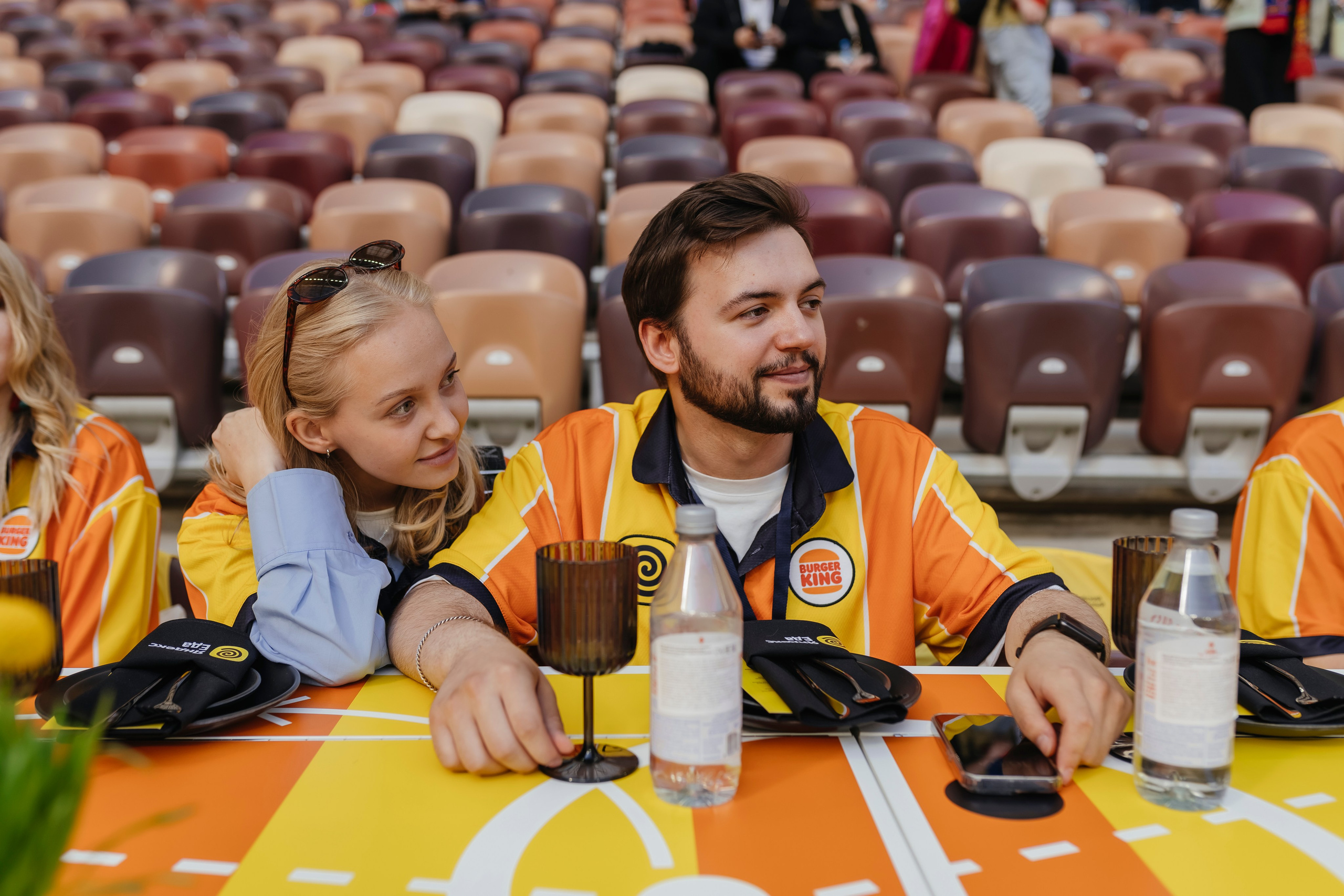 Яндекс Еда x Burger King На финале кубка России по футболу. Репортажный, event, концертный и backstage фотограф из Москвы Виталий Кривцов