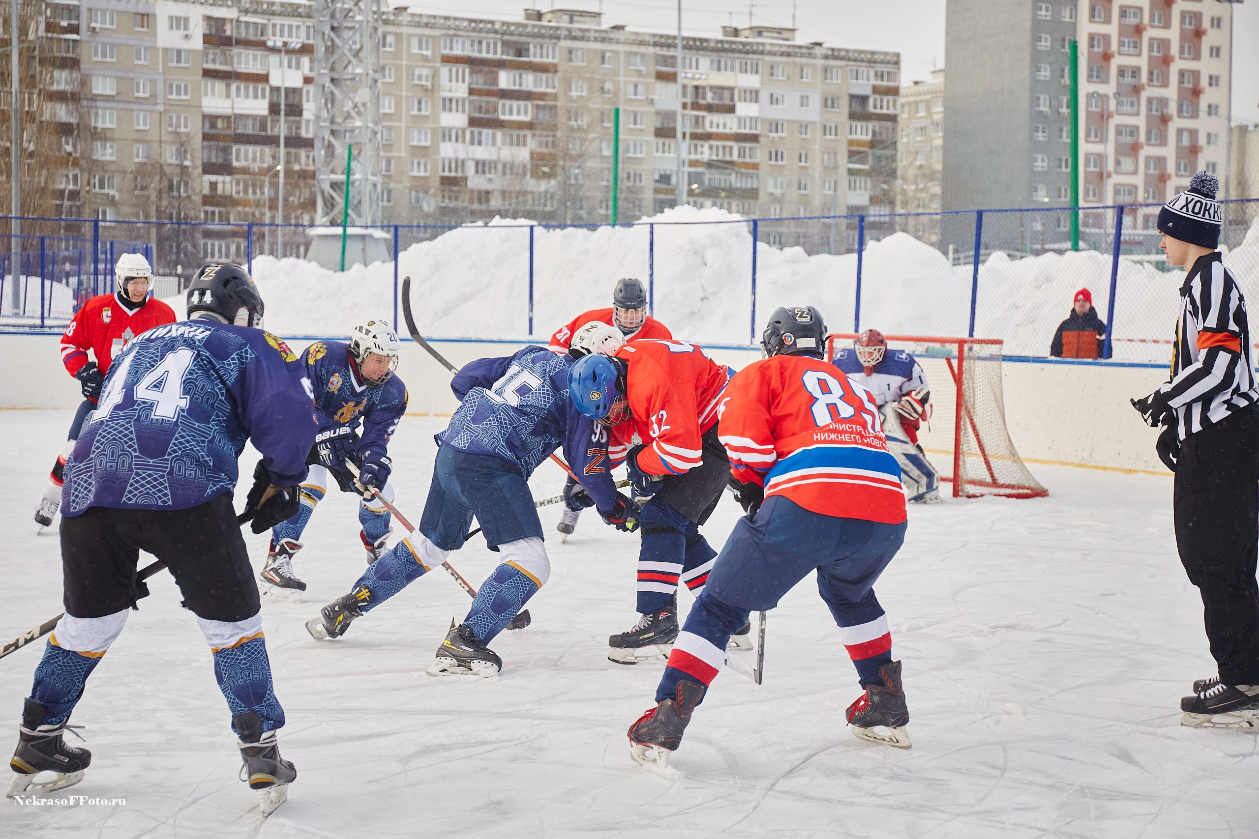 Турнир по хоккею «Русская классика» в рамках Офицерской хоккейной лиги. Спортивный фотограф Некрасов Денис
