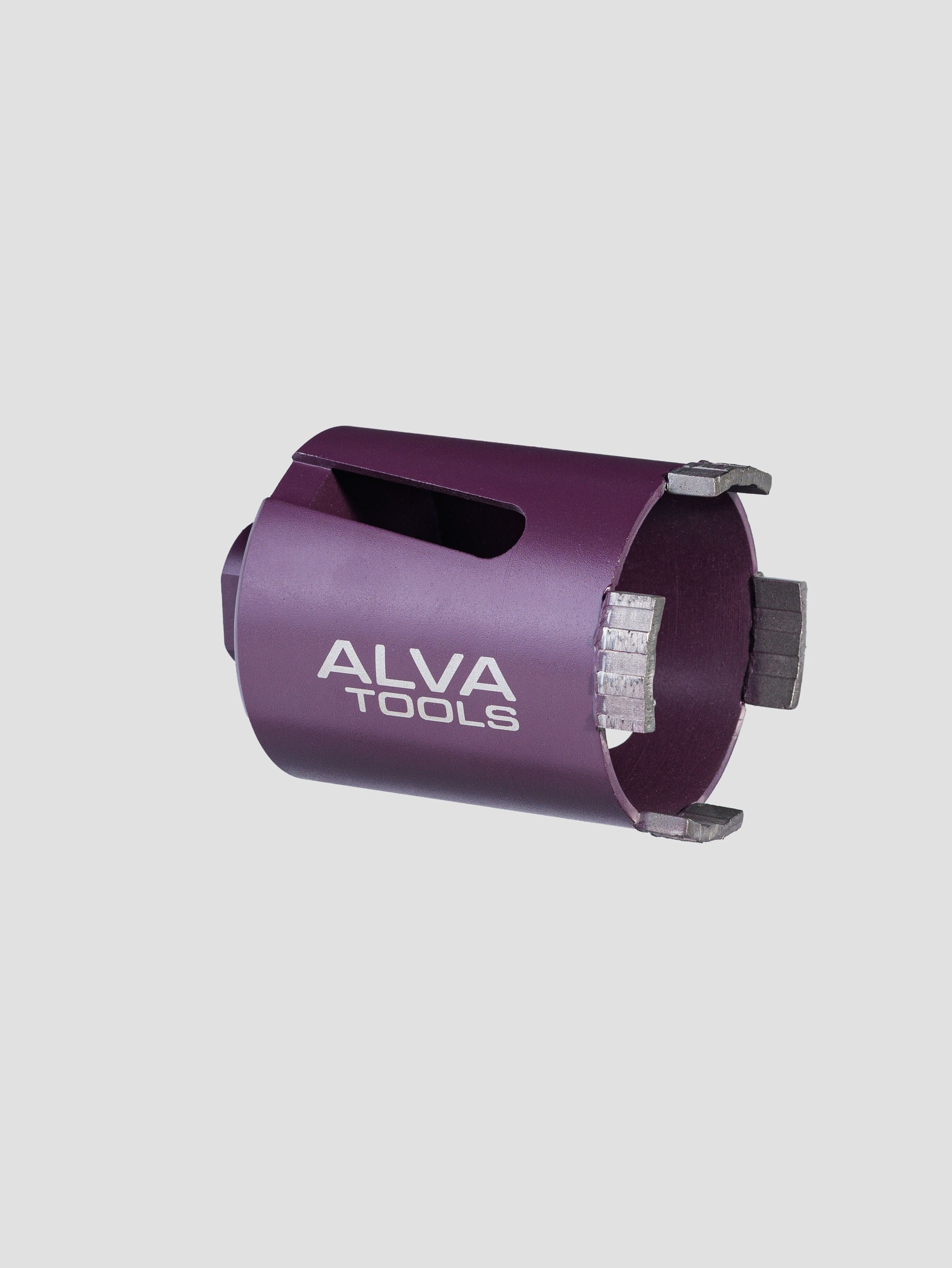 Предметные фотографии шаблонов и коронок для сверления стен