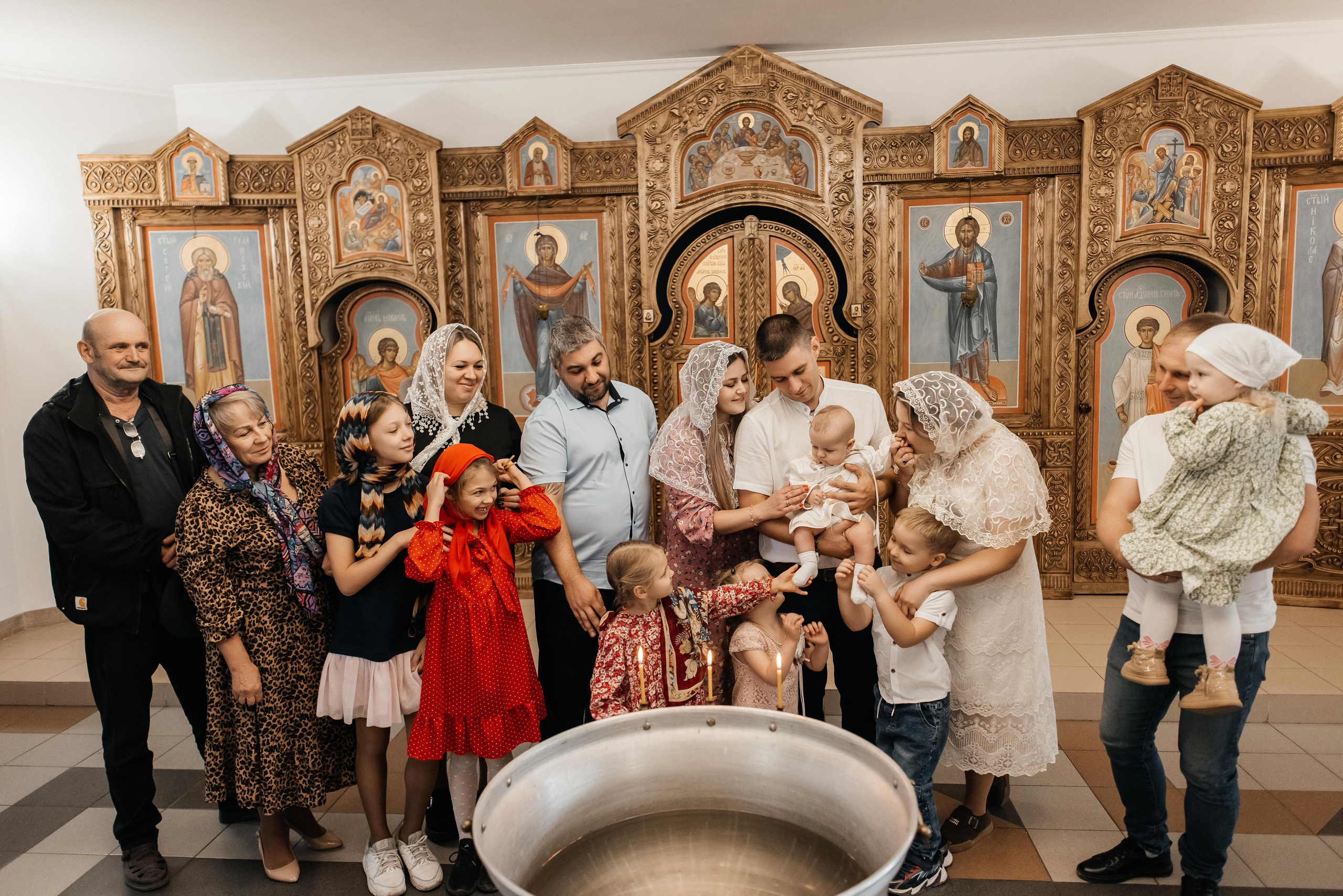 Крещение Ромы. Свадебный и семейный фотограф Яна Стражева. Волгоград, Москва