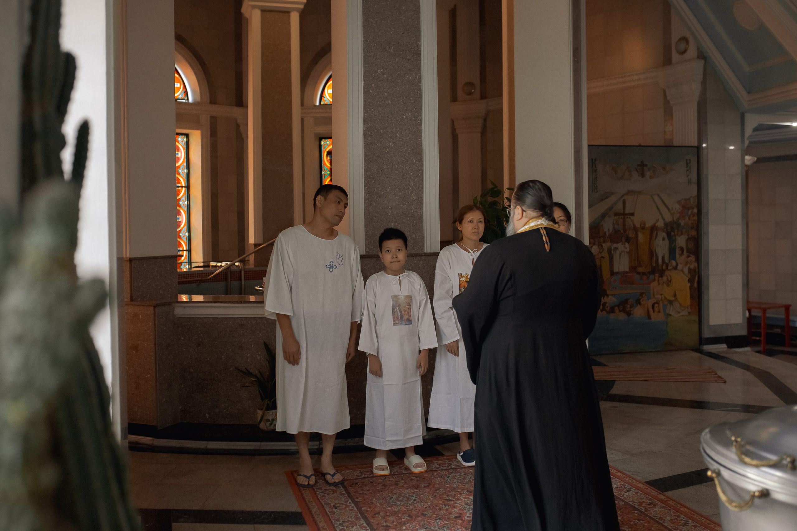 Крещение всей семьи. Фотограф на Крещение и Венчание в Ташкенте