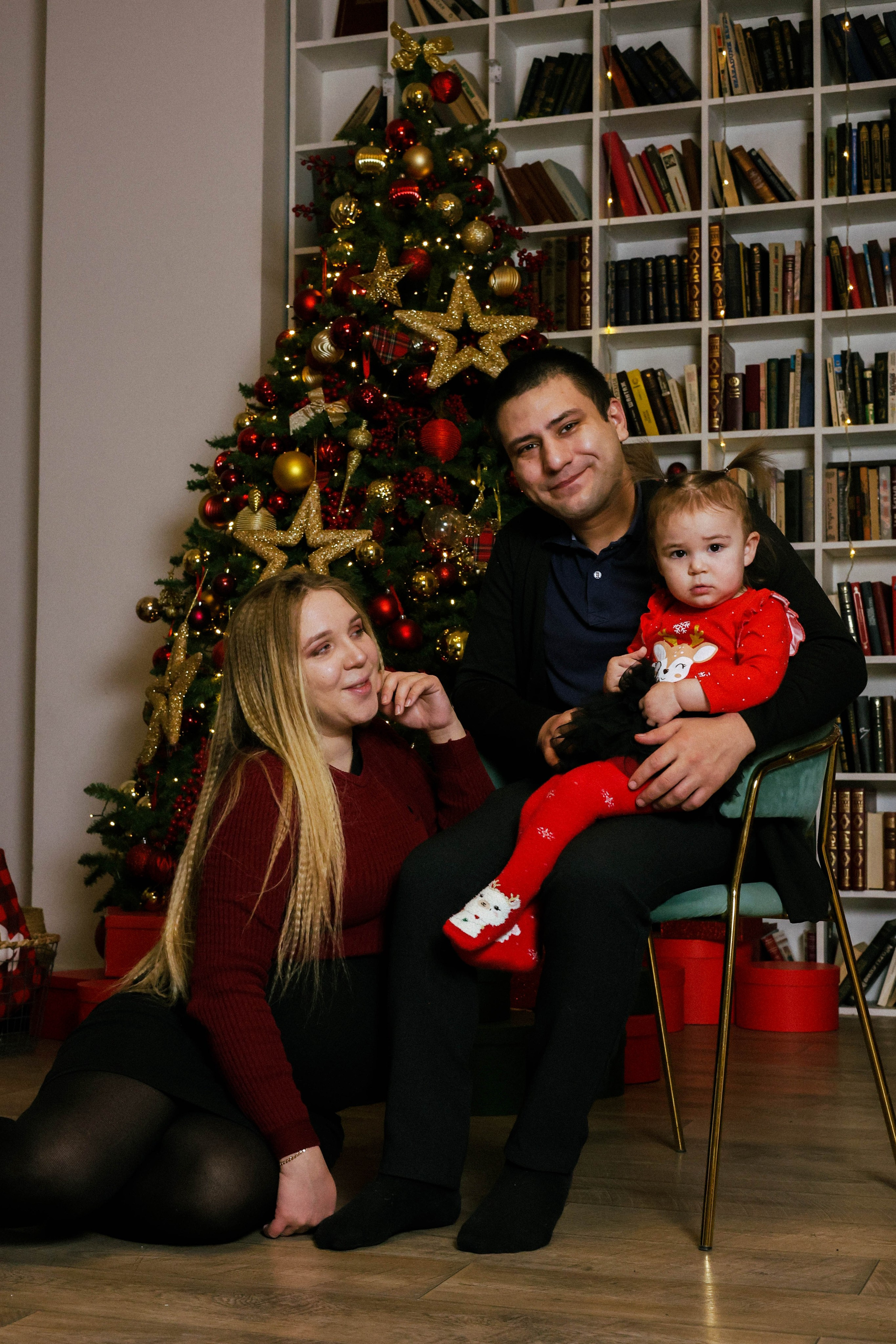 Новогодняя история «Анастасия и ее семья». Фотограф в Москве Анастасия Калинина