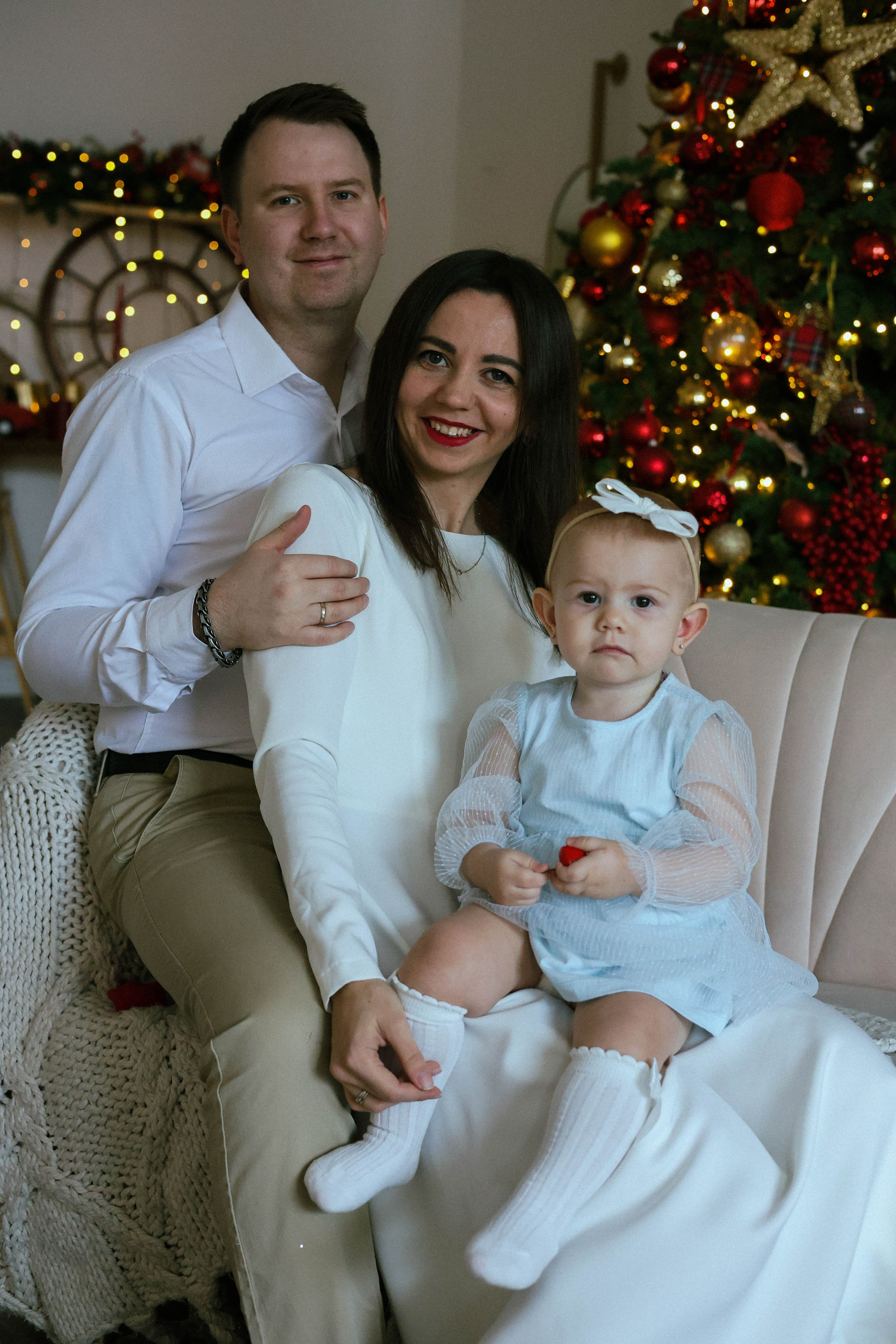 Новогодняя история «Ирина и ее семья». Фотограф в Москве Анастасия Калинина