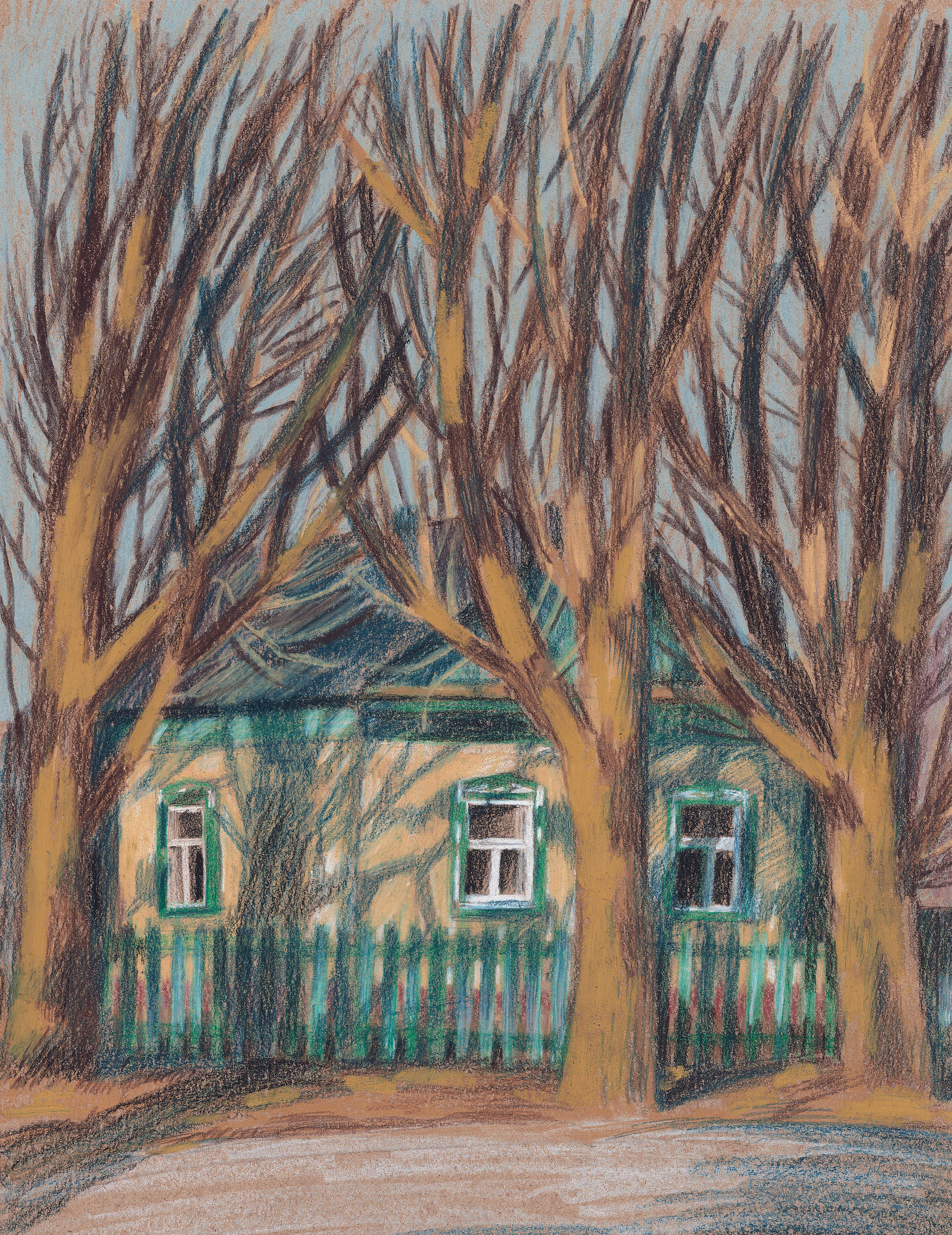 Домики. Художник Карина Милосердова